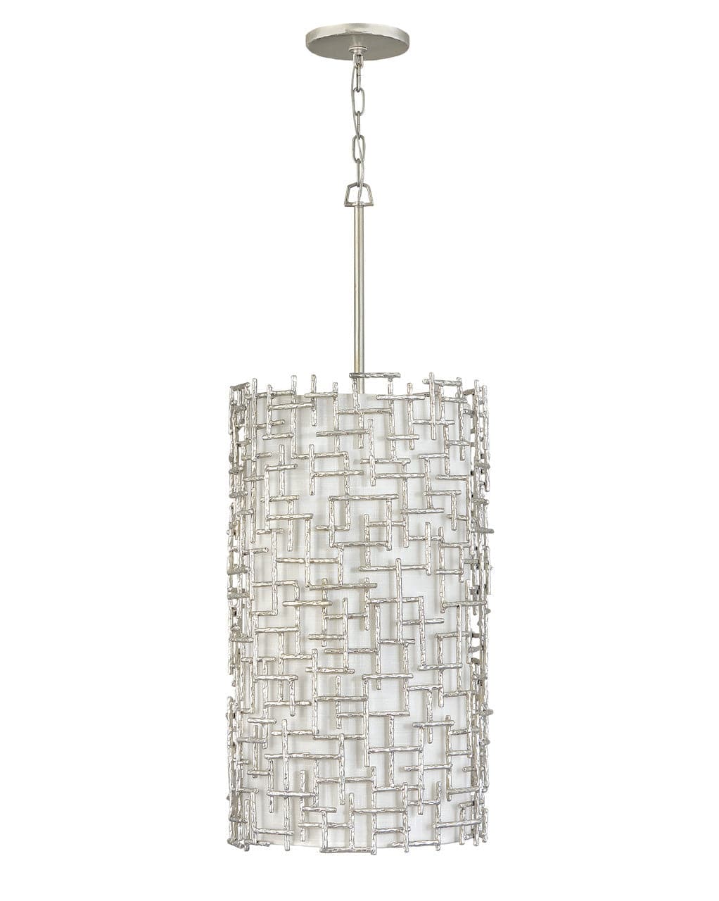 Fredrick Ramond - FR33108SLF - Nine Light Chandelier - Farrah - Silver Leaf