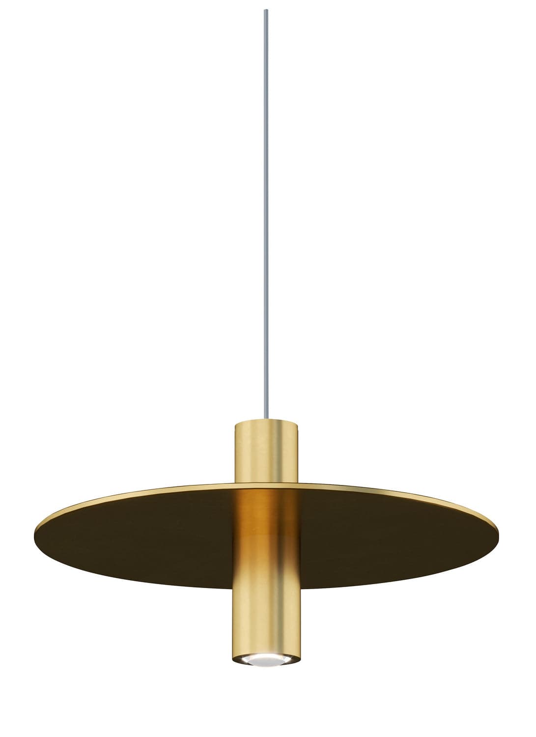 Visual Comfort Modern - 700FJPNTNB-LED930 - LED Pendant - Ponte - Natural Brass