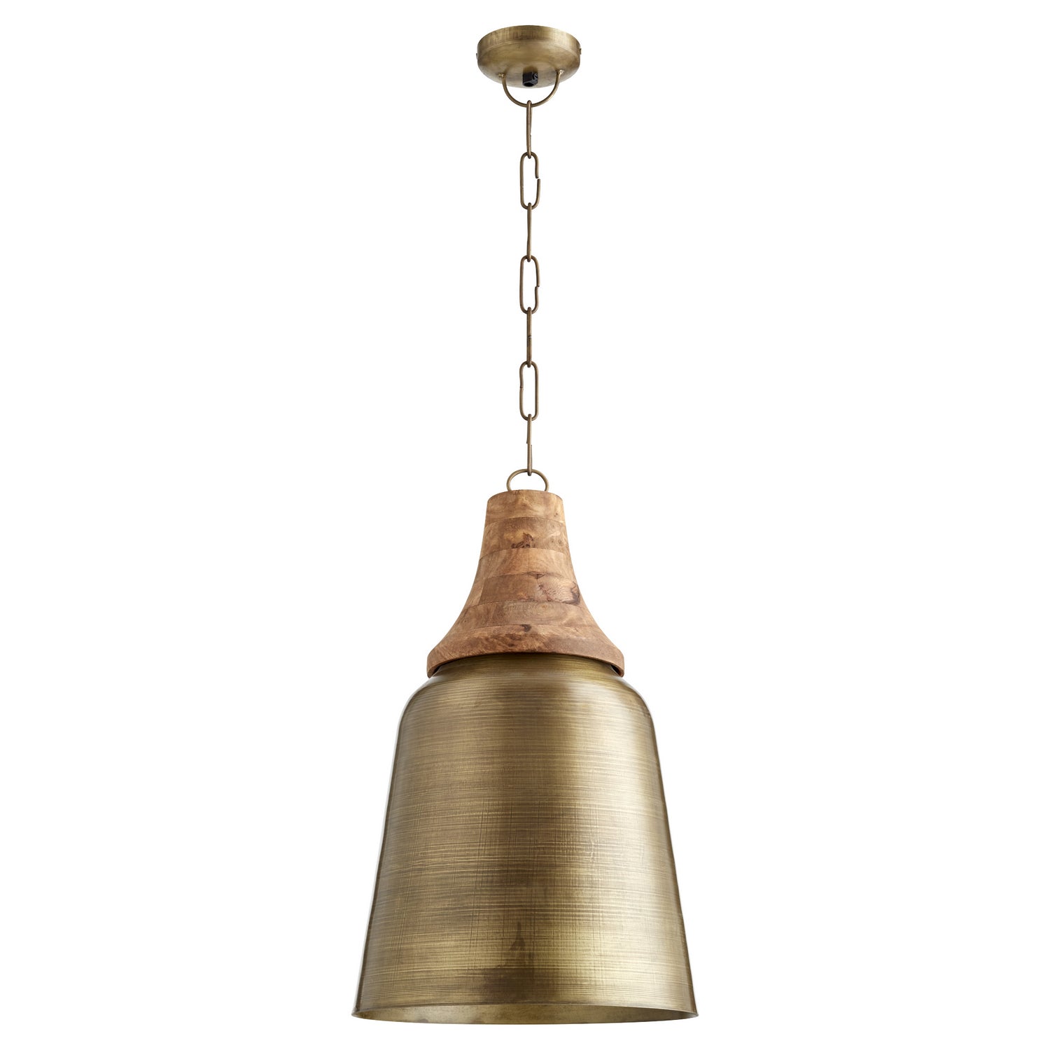 Quorum - 83-75 - One Light Pendant - Artisan Pendants - Artisan Brass