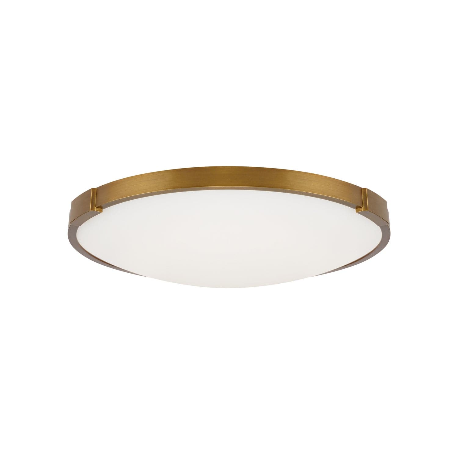 Visual Comfort Modern - 700FMLNC13A-LED927 - LED Flush Mount - Lance - Aged Brass