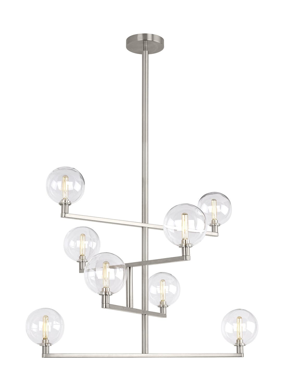 Visual Comfort Modern - 700GMBCS - Chandelier - Gambit - Satin Nickel