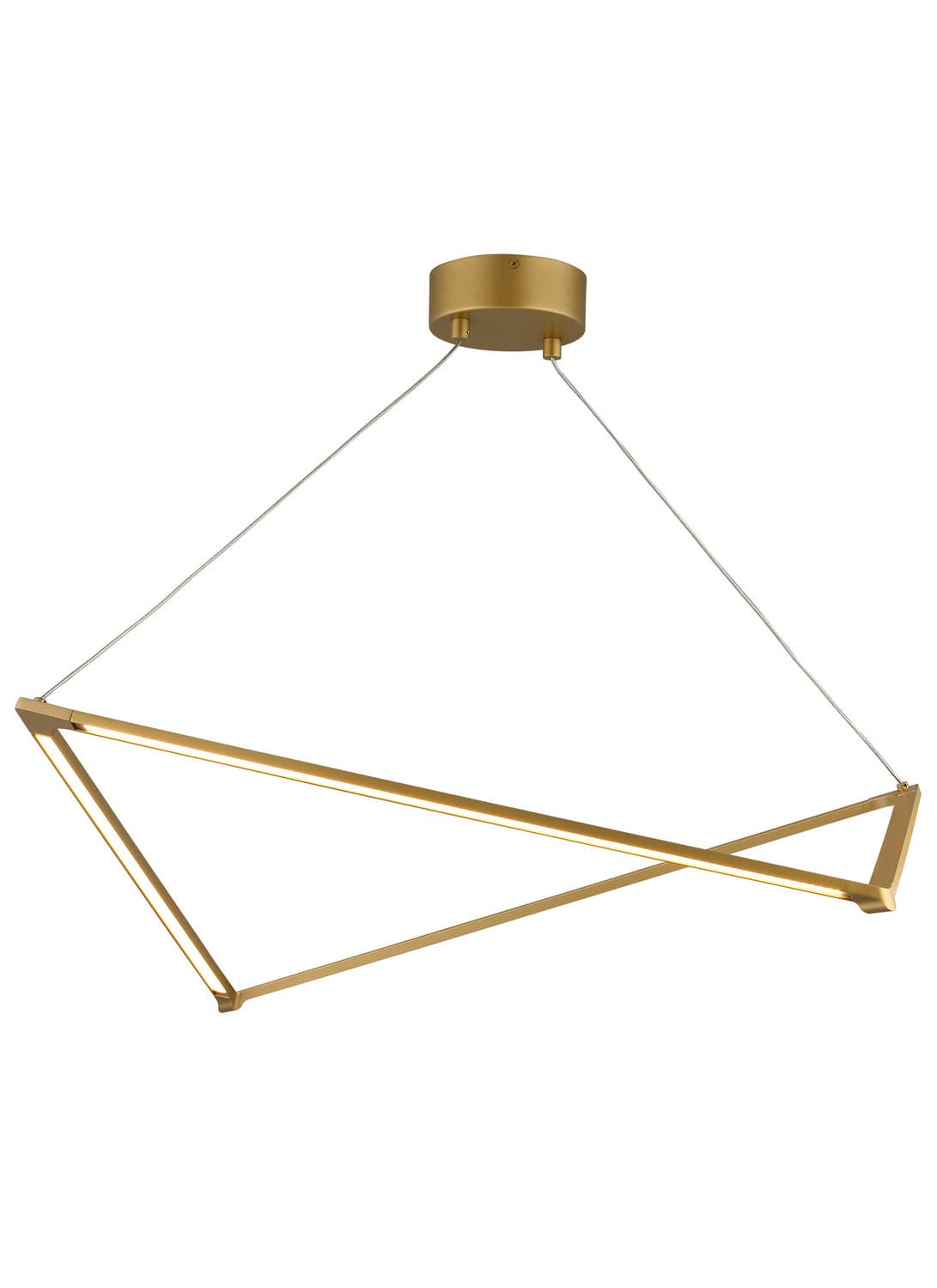 Visual Comfort Modern - 700LSBLTG-LED930 - Linear Suspension - Balto - Satin Gold