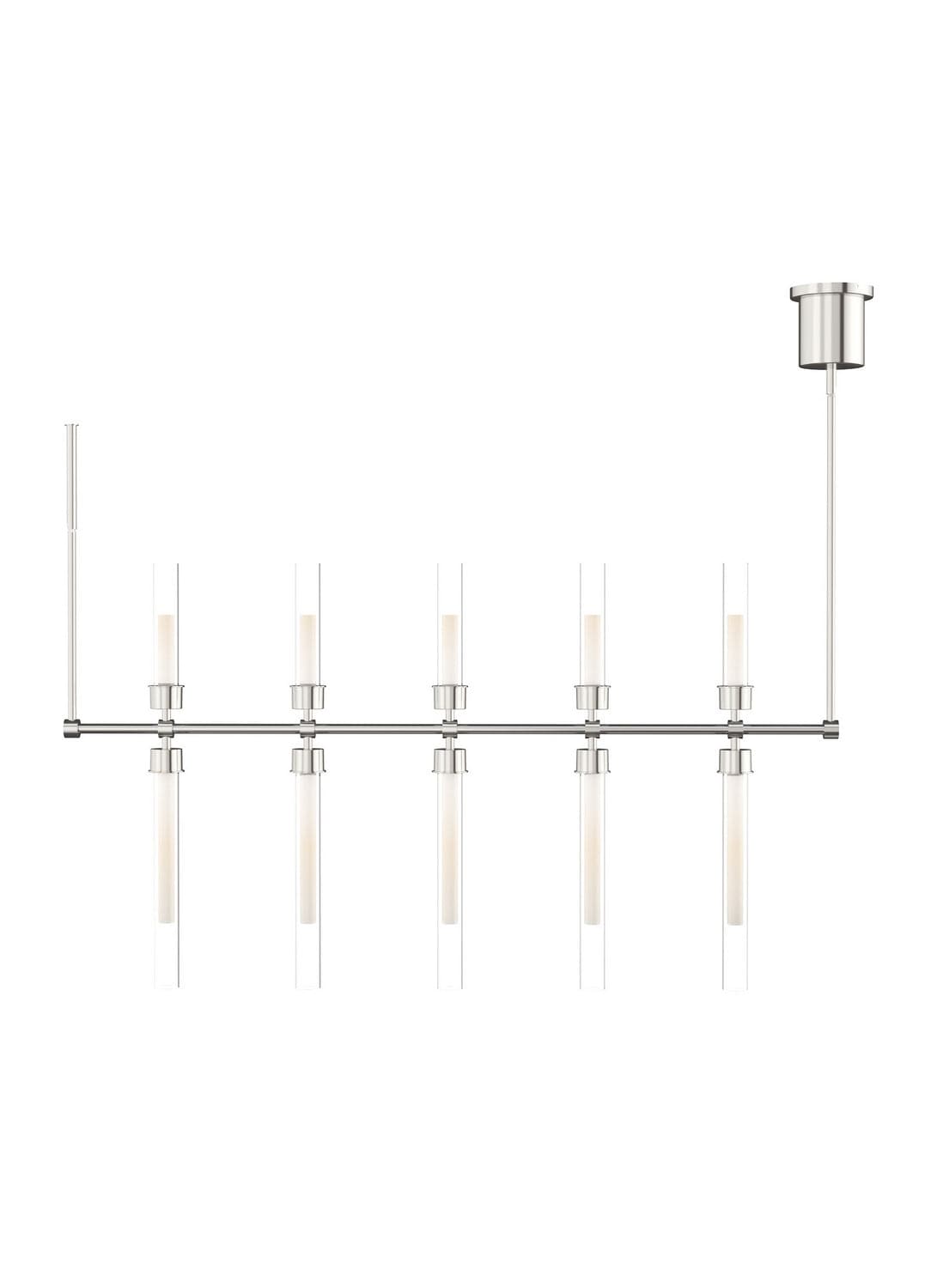 Visual Comfort Modern - 700LSLNG48N-LED930 - LED Suspension - Linger - Polished Nickel