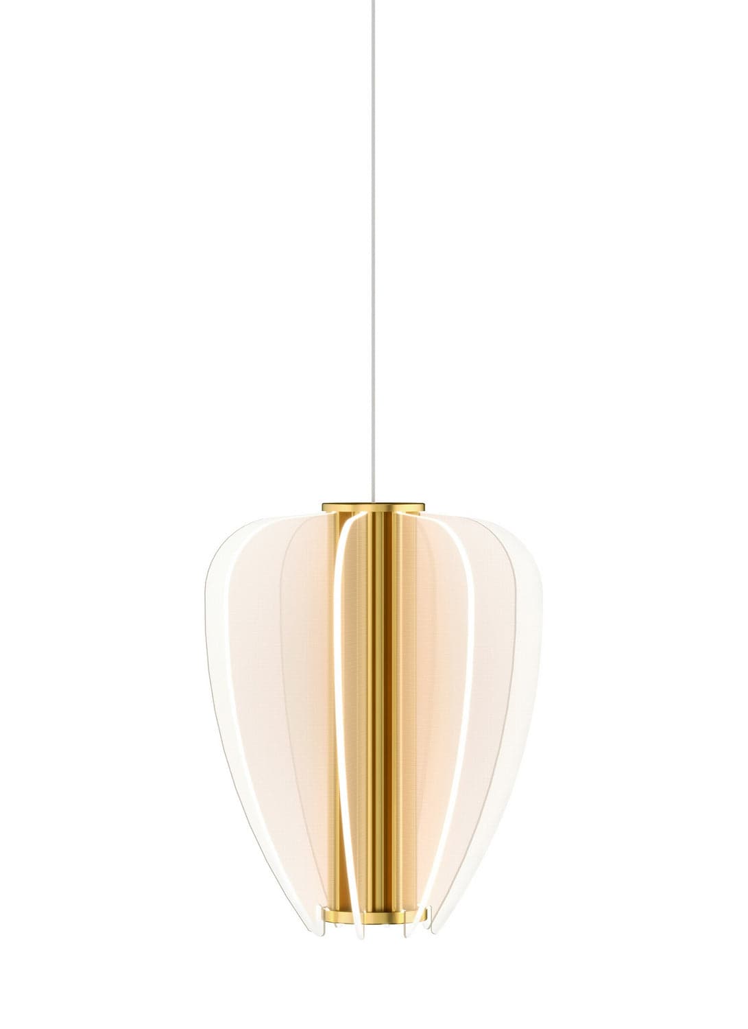 Visual Comfort Modern - 700MPNYRBR-LED930 - LED Pendant - Nyra - Plated Brass