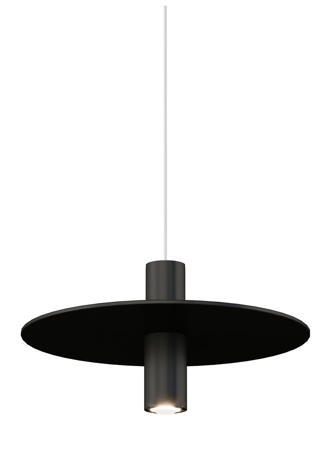 Visual Comfort Modern - 700MPPNTB-LED930 - LED Pendant - Ponte - Nightshade Black