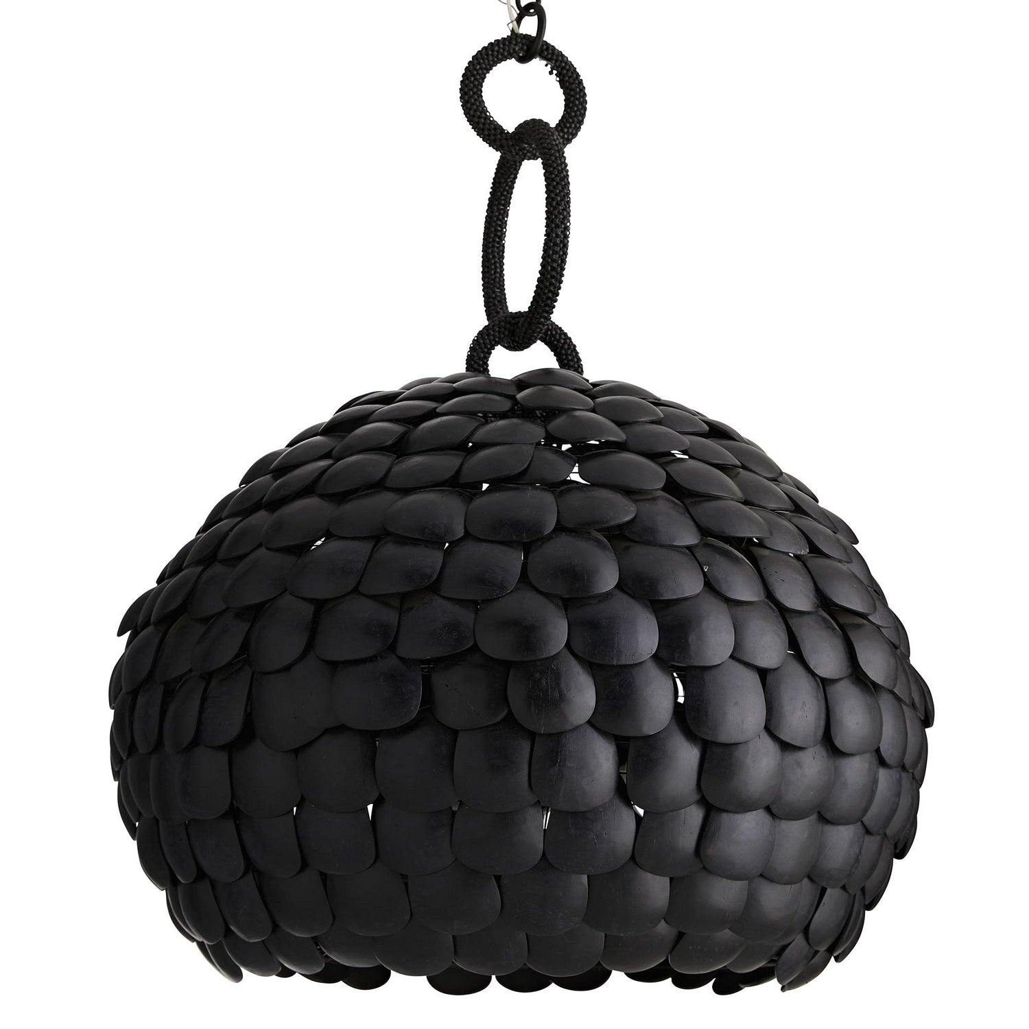 Three Light Pendant from the Ramya collection in Black finish