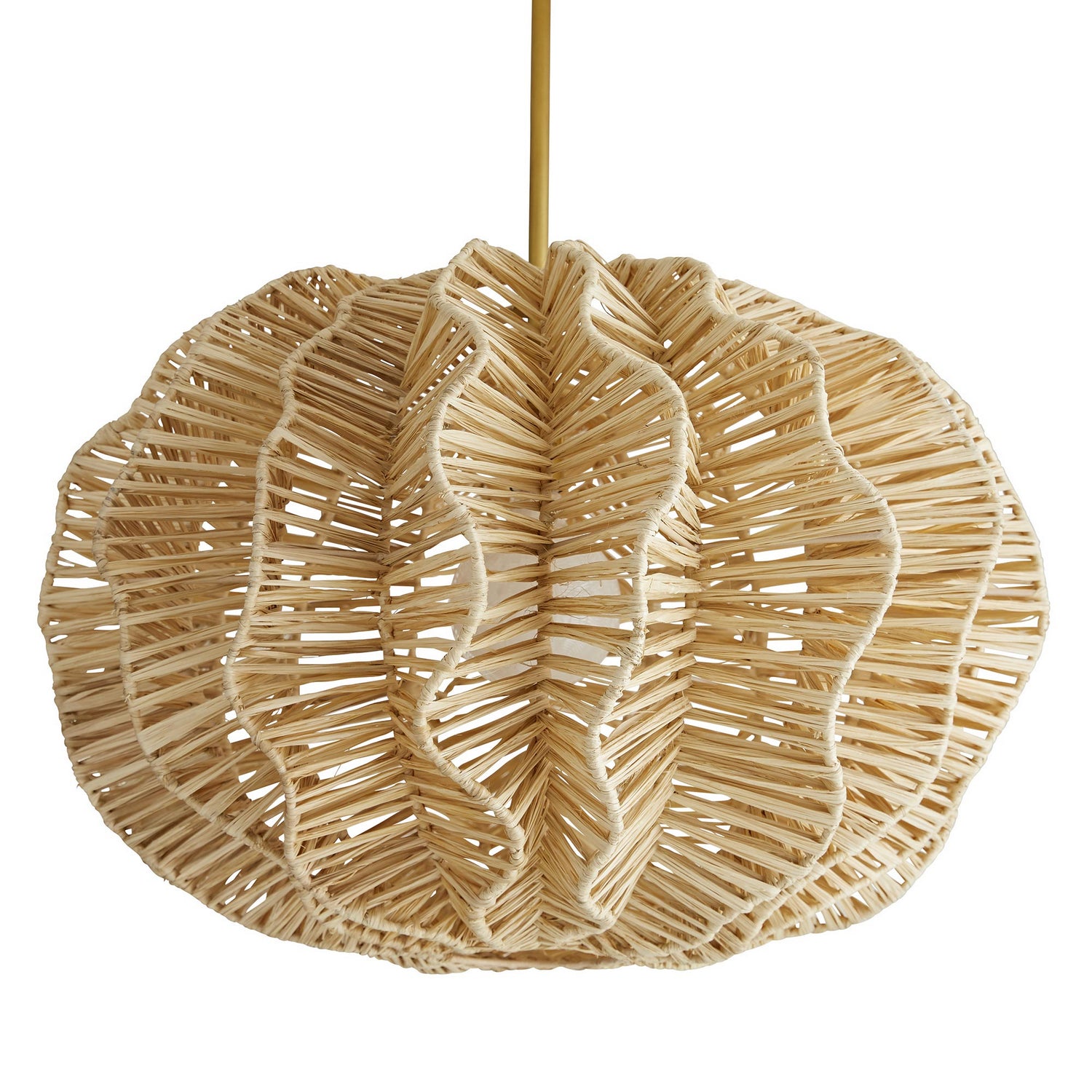 One Light Pendant from the Pismo collection in Natural finish