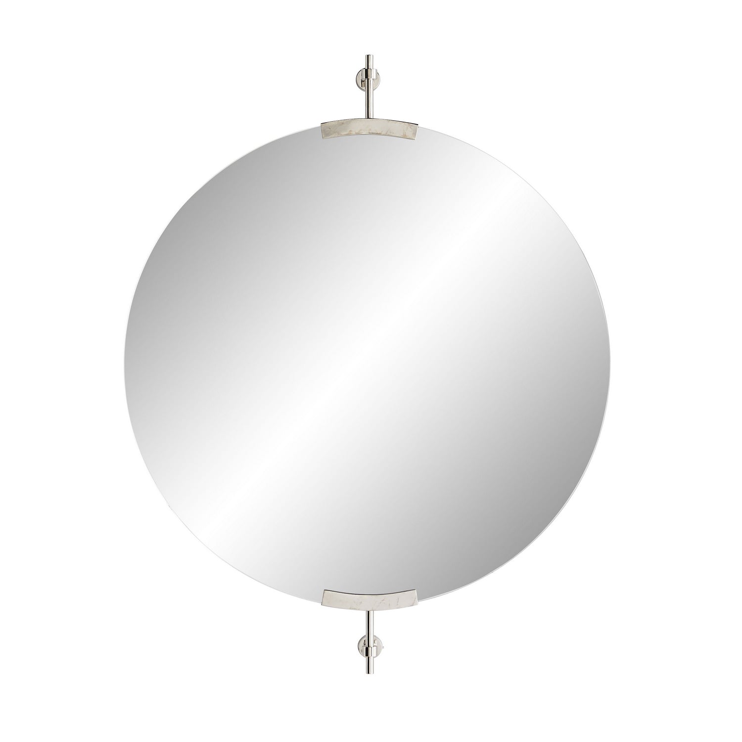 Mirror from the Madden collection in Polished Nickel finish