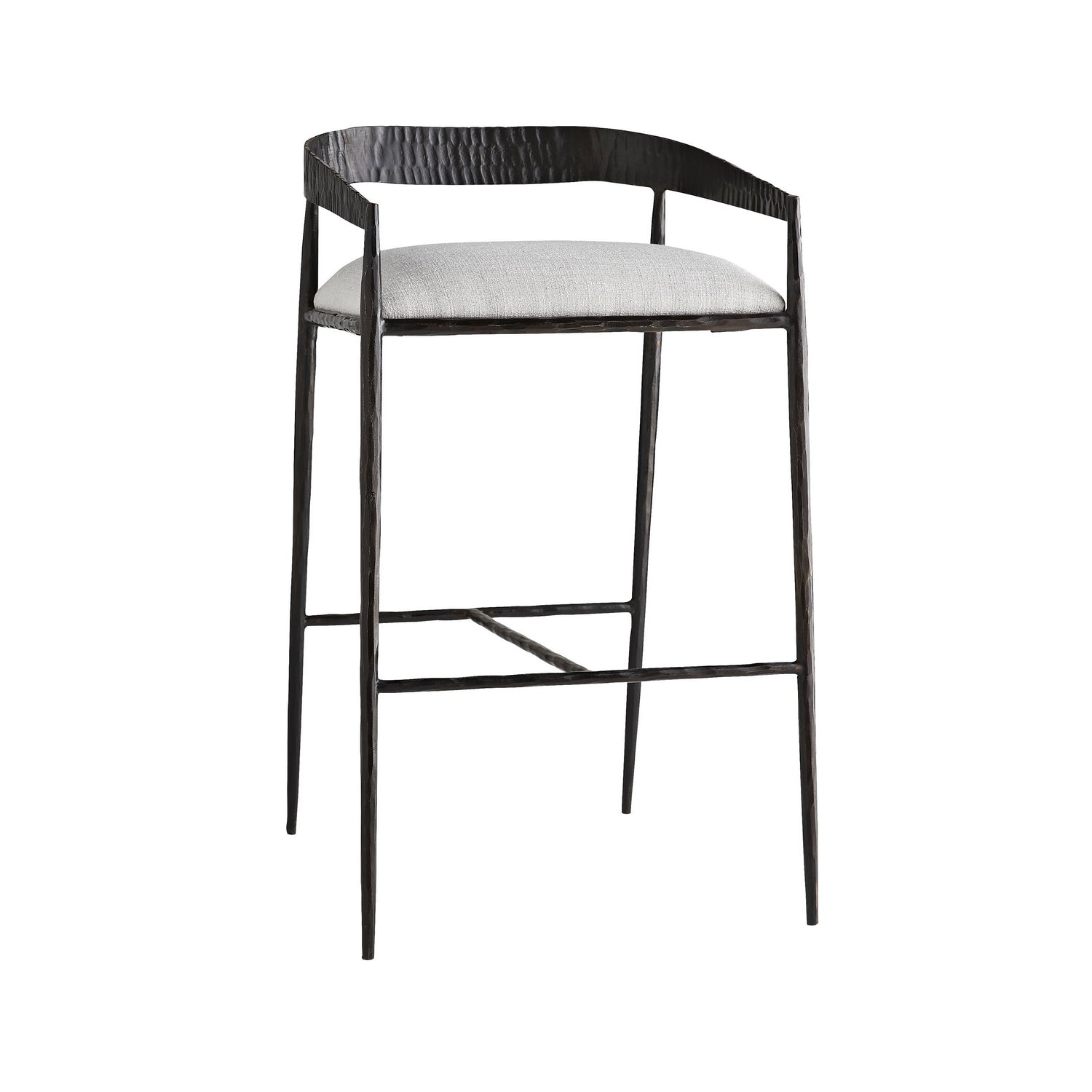 Bar Stool from the Ansel collection in Sterling finish