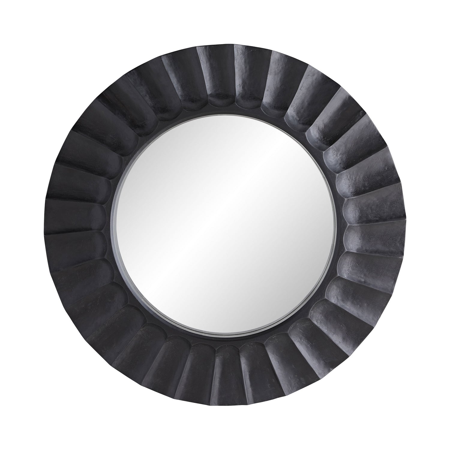 Mirror from the Blake collection in Black Wax finish