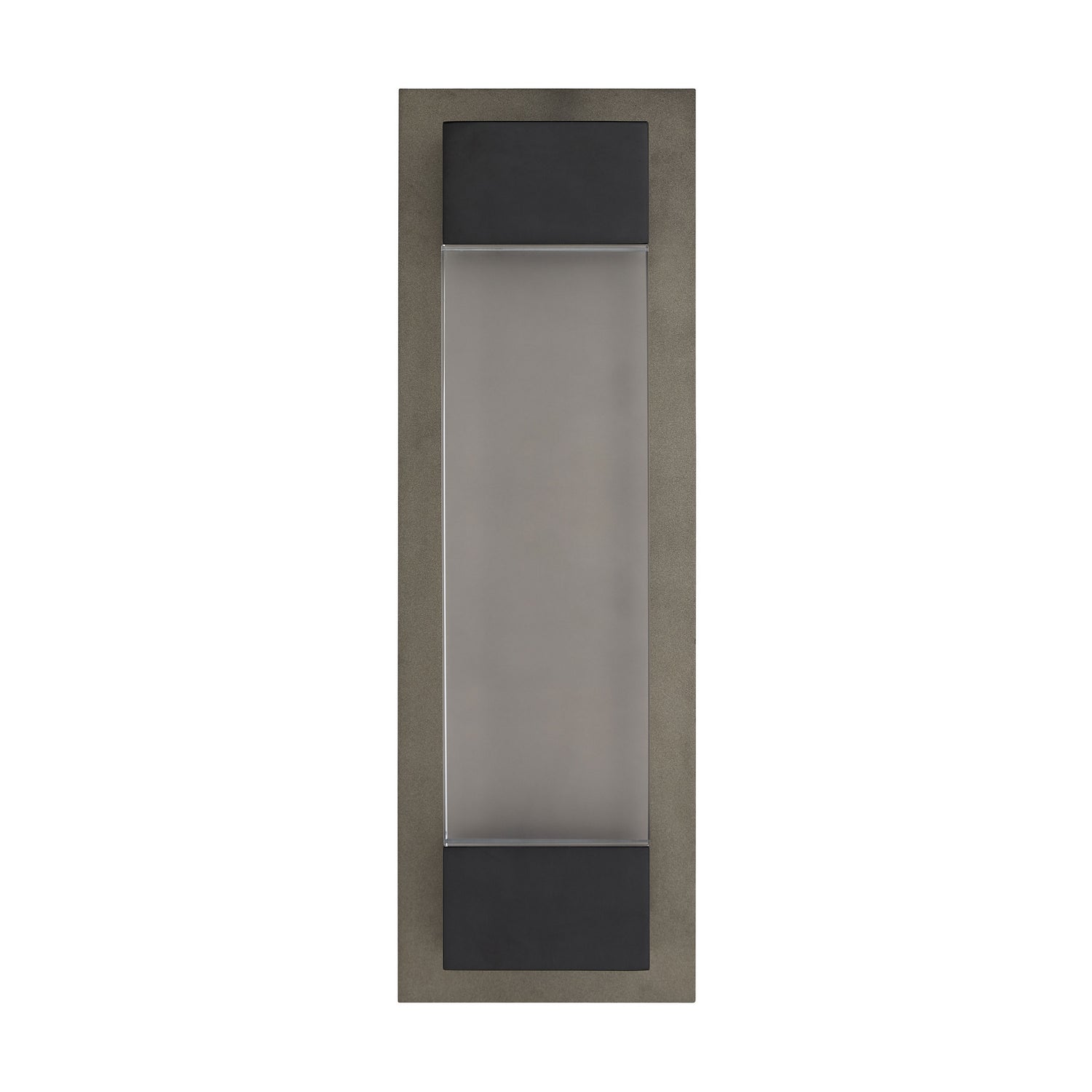 LED Outdoor Wall Sconce from the Charlie collection in Aged Brass finish