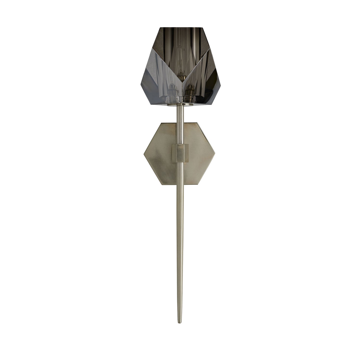 One Light Wall Sconce from the Gemma collection in Smoke finish