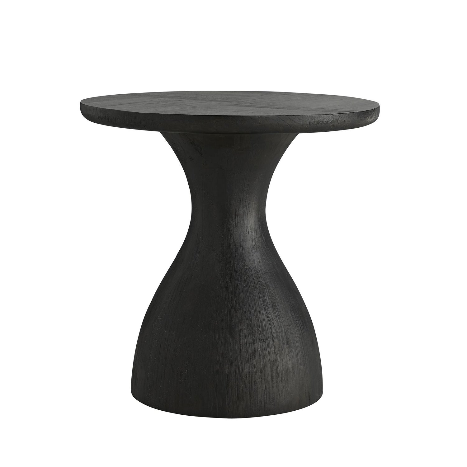 Side Table from the Scout collection in Sandblasted Soft Black Waxed finish