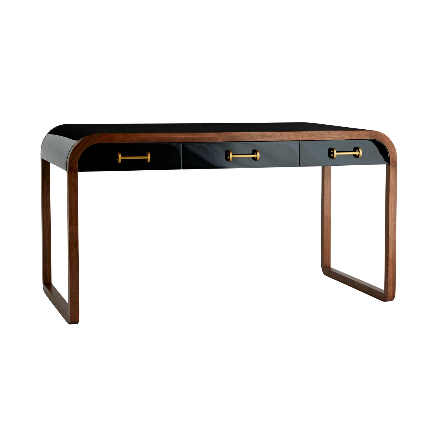 Desk from the Victoria collection in Black Gloss Lacquer finish