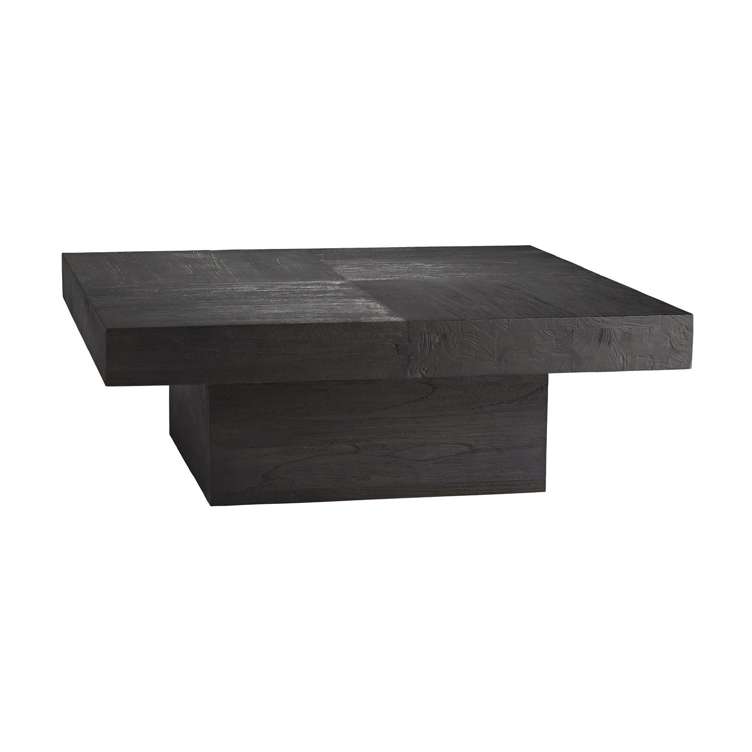 Cocktail Table from the Campbell collection in Sandblasted Soft Black Waxed finish