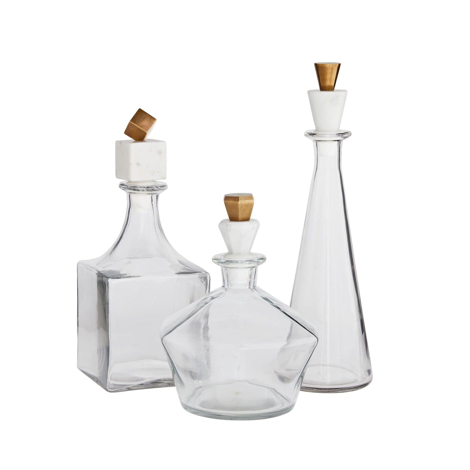 Arteriors - 6793 - Decanters Set of 3 - Wilshire - Clear