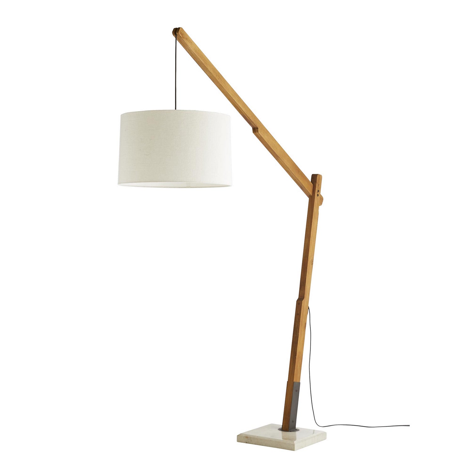 One Light Floor Lamp from the Sarsa collection in Natural finish