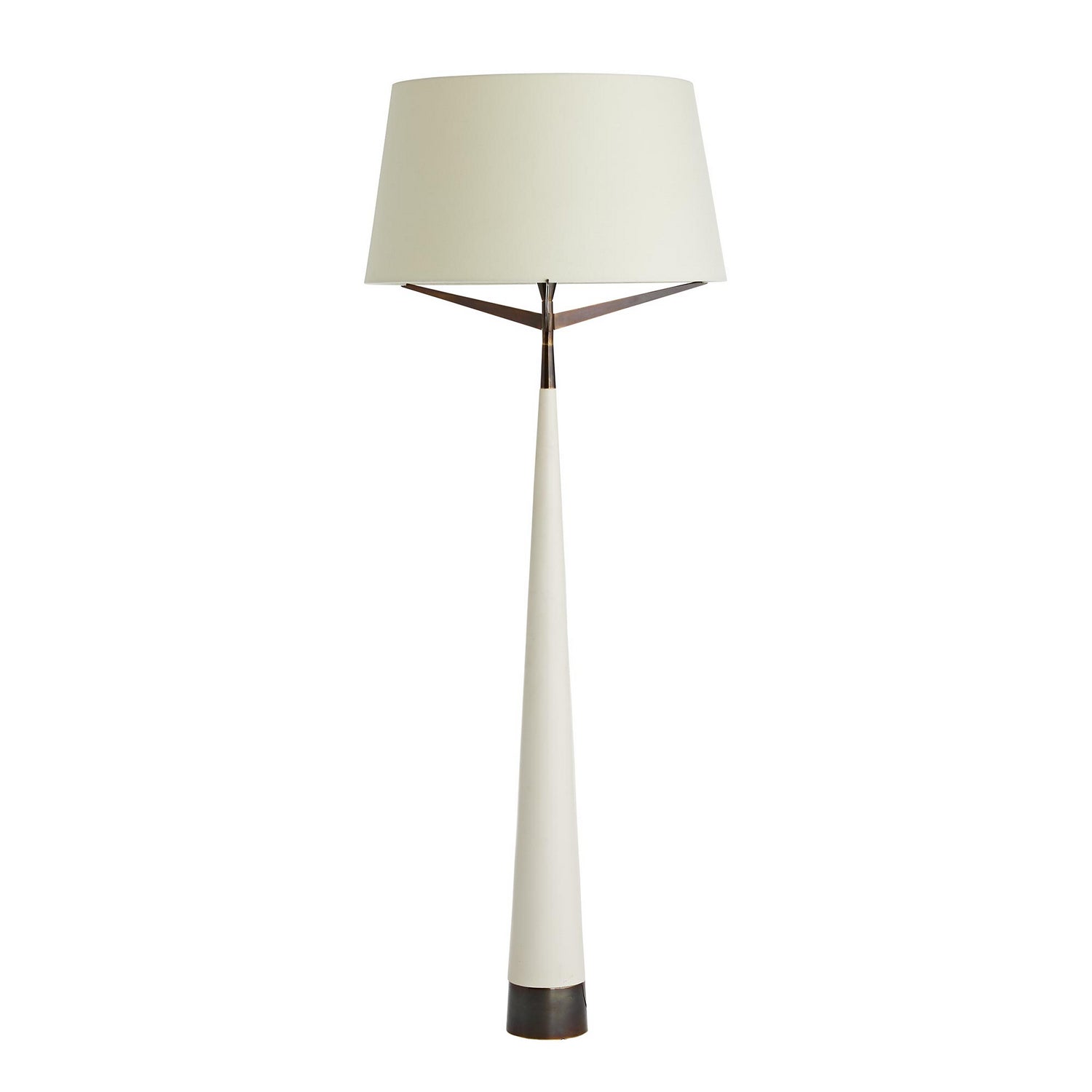 One Light Floor Lamp from the Elden collection in Ivory finish