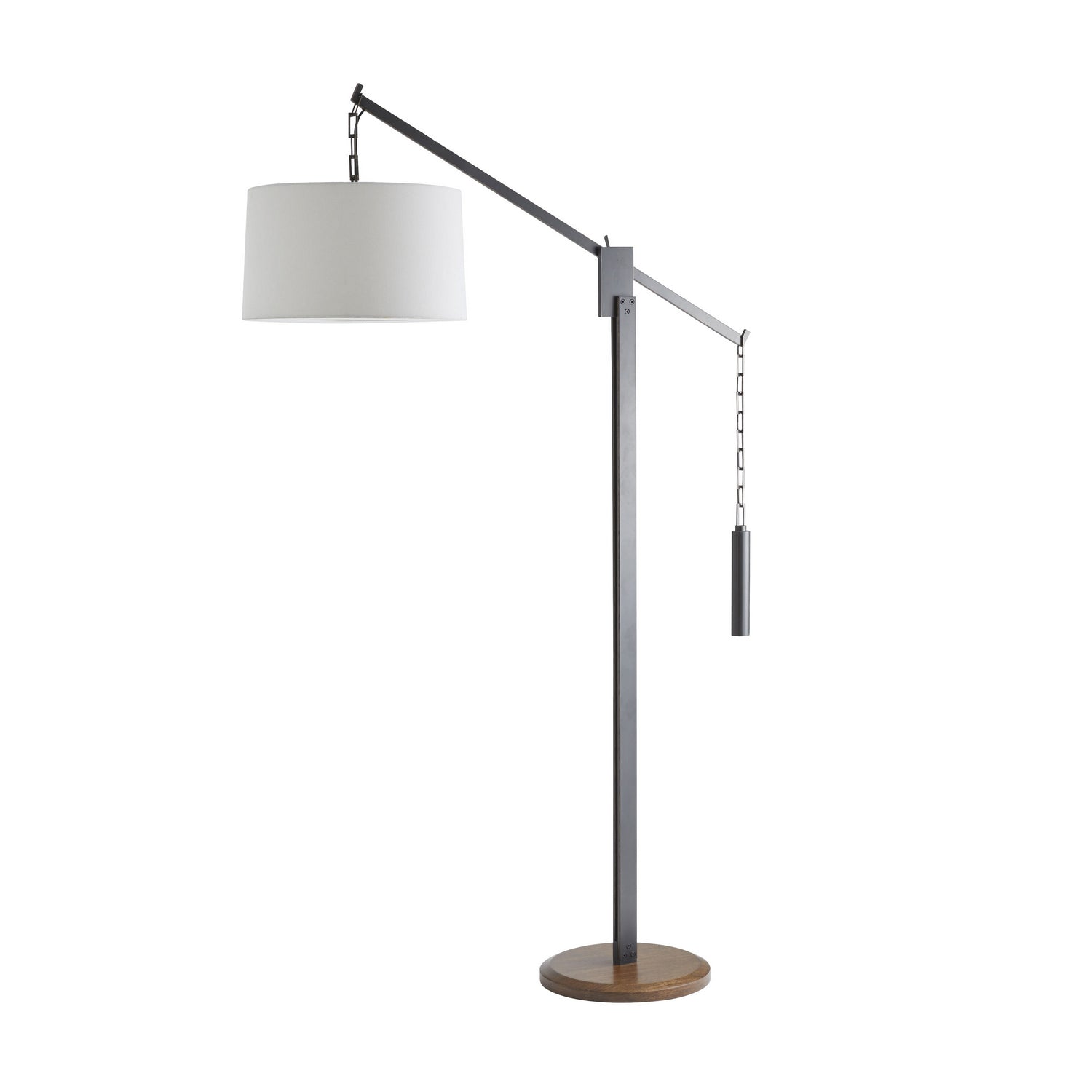 One Light Floor Lamp from the Counterweight collection in Aged Bronze finish