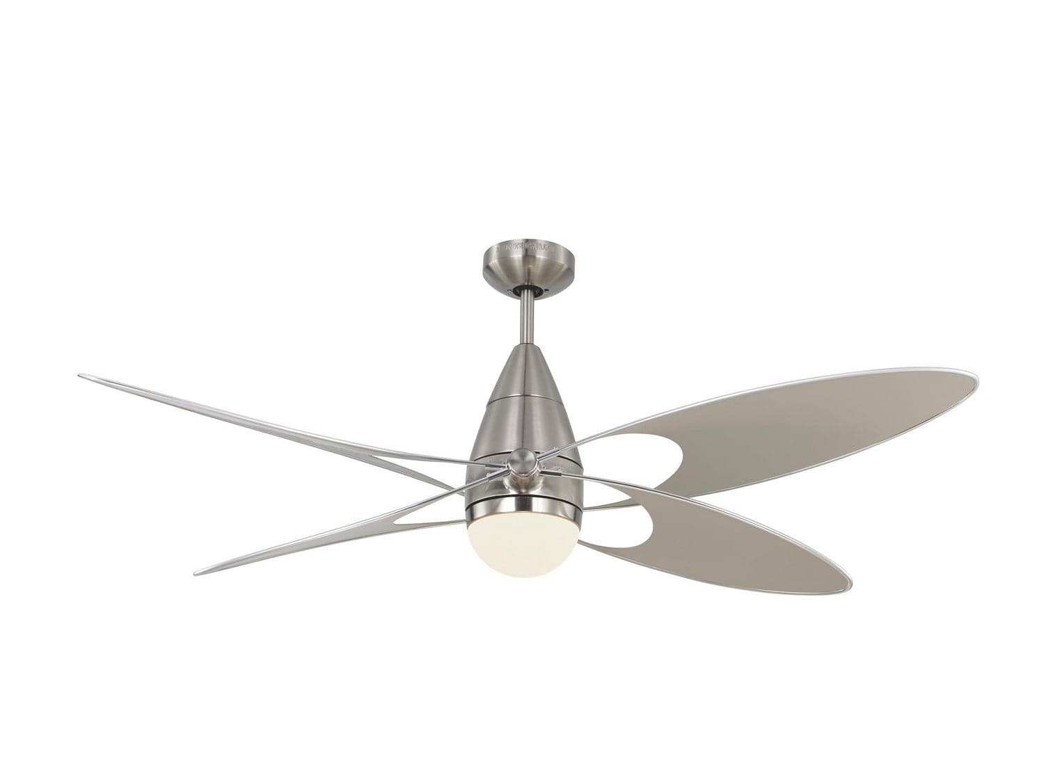 Generation Lighting. - 4BFR54BSD-V1 - 54``Ceiling Fan - Butterfly 54 - Brushed Steel