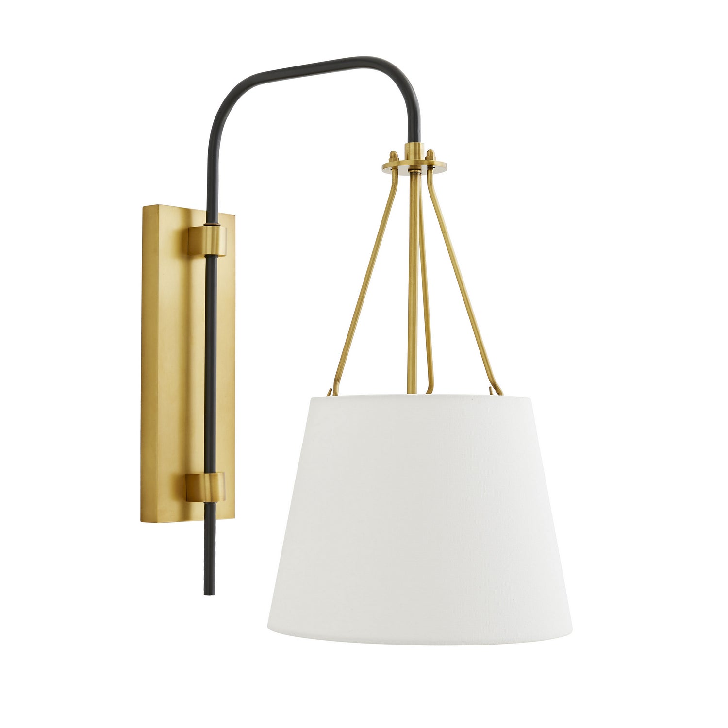 One Light Wall Sconce from the Franklin collection in Antique Brass finish