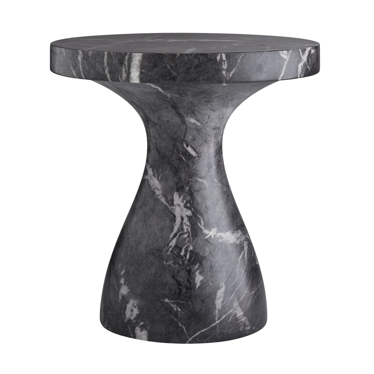 Accent Table from the Serafina collection in Black Faux Marble finish