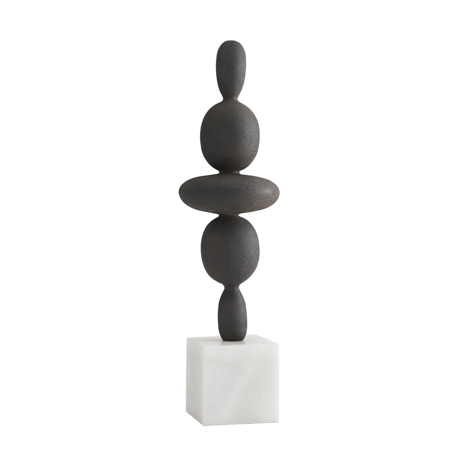 Sculpture from the Eddie collection in Charcoal finish