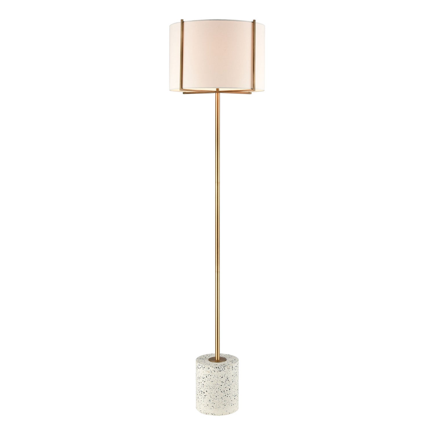 ELK Home - D4550 - One Light Floor Lamp - Trussed - White