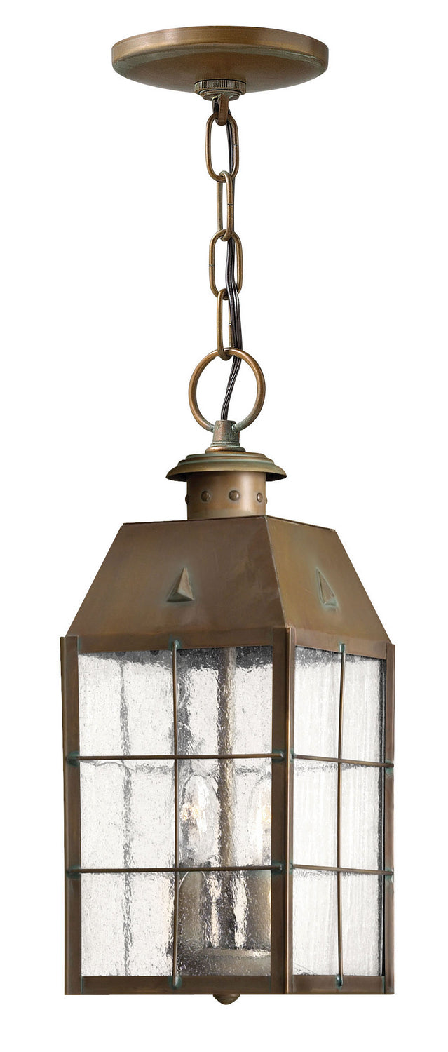 Hinkley - 2372AS - LED Hanging Lantern - Nantucket - Aged Brass