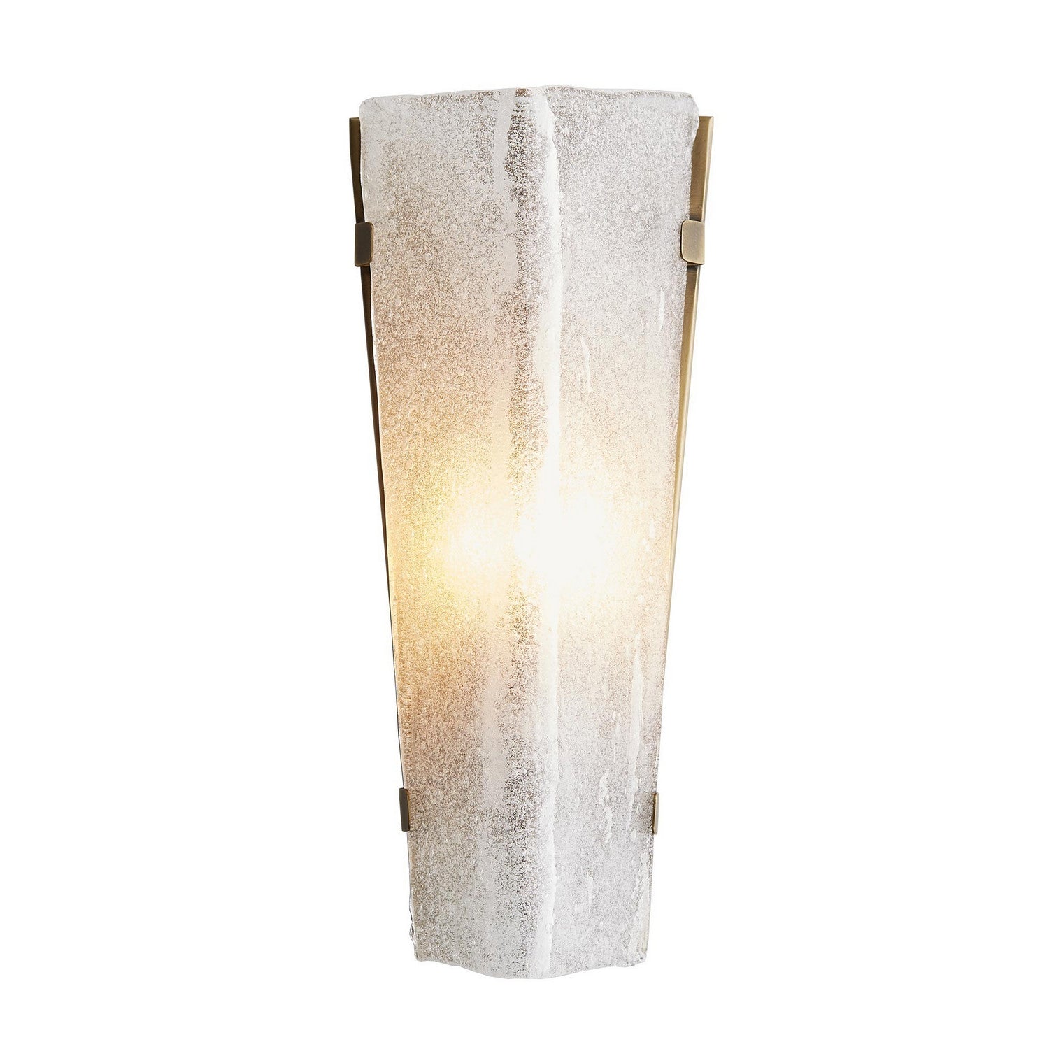 One Light Wall Sconce from the Karina collection in Antique Brass finish