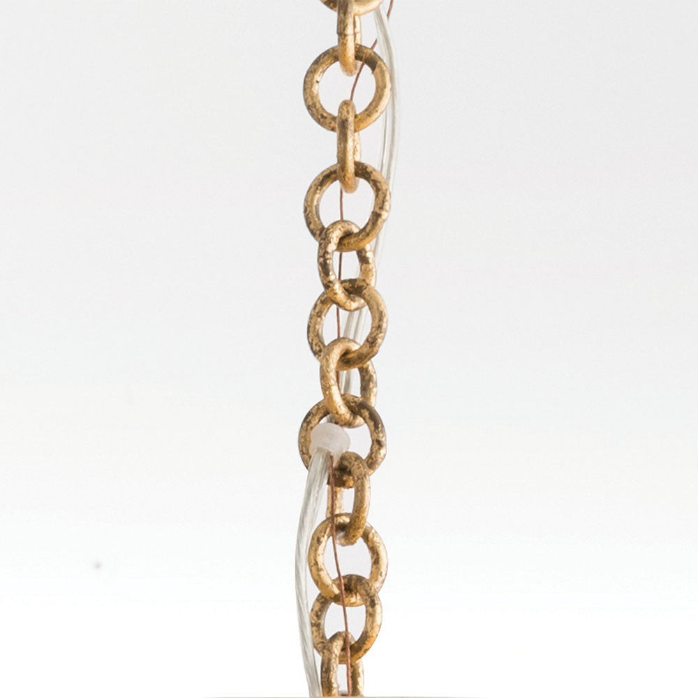 3` Extension Chain from the Chain collection in Gold Leaf finish
