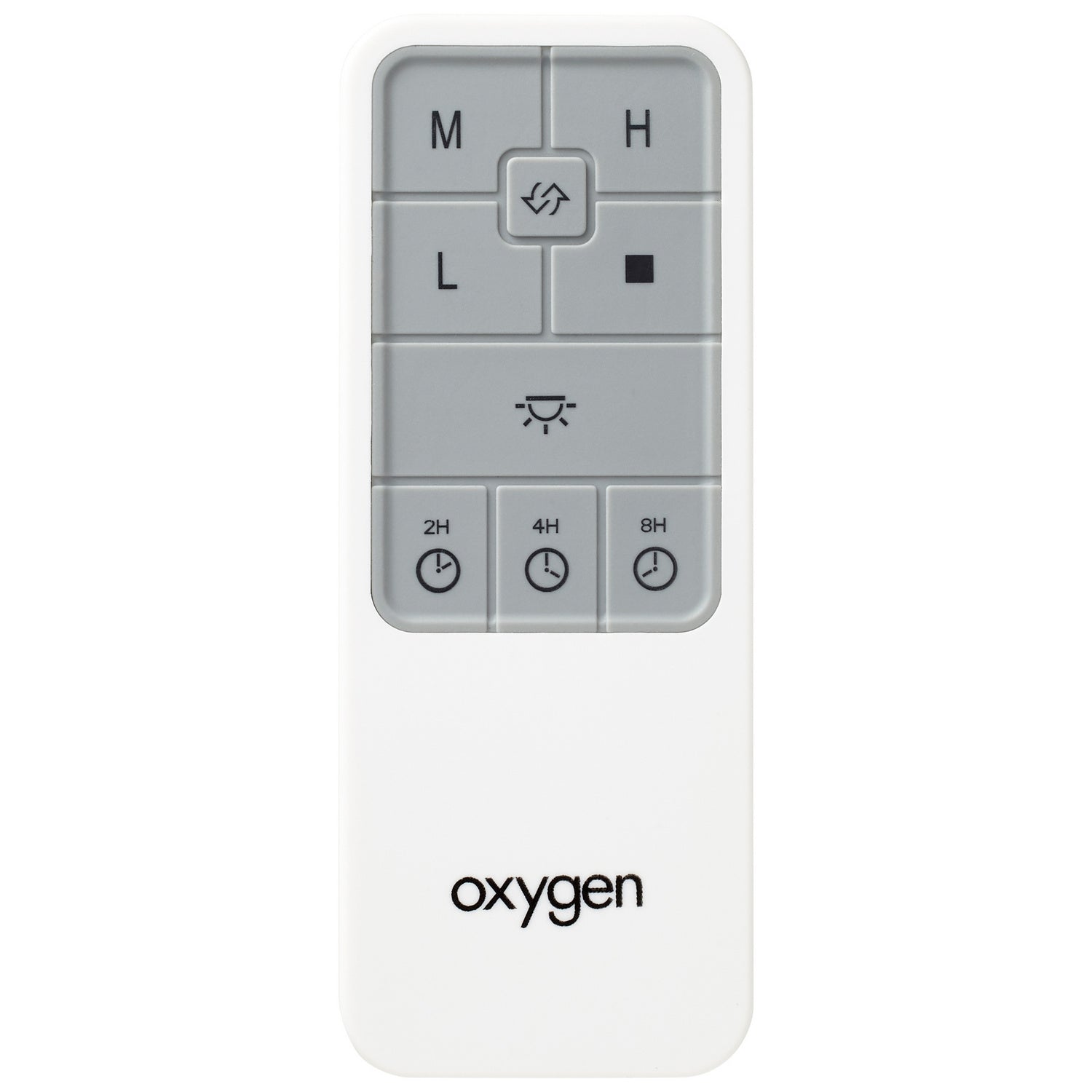 Oxygen - 3-8-1000-0 - Handheld Remote Ac Motor - Oslo Remote - White