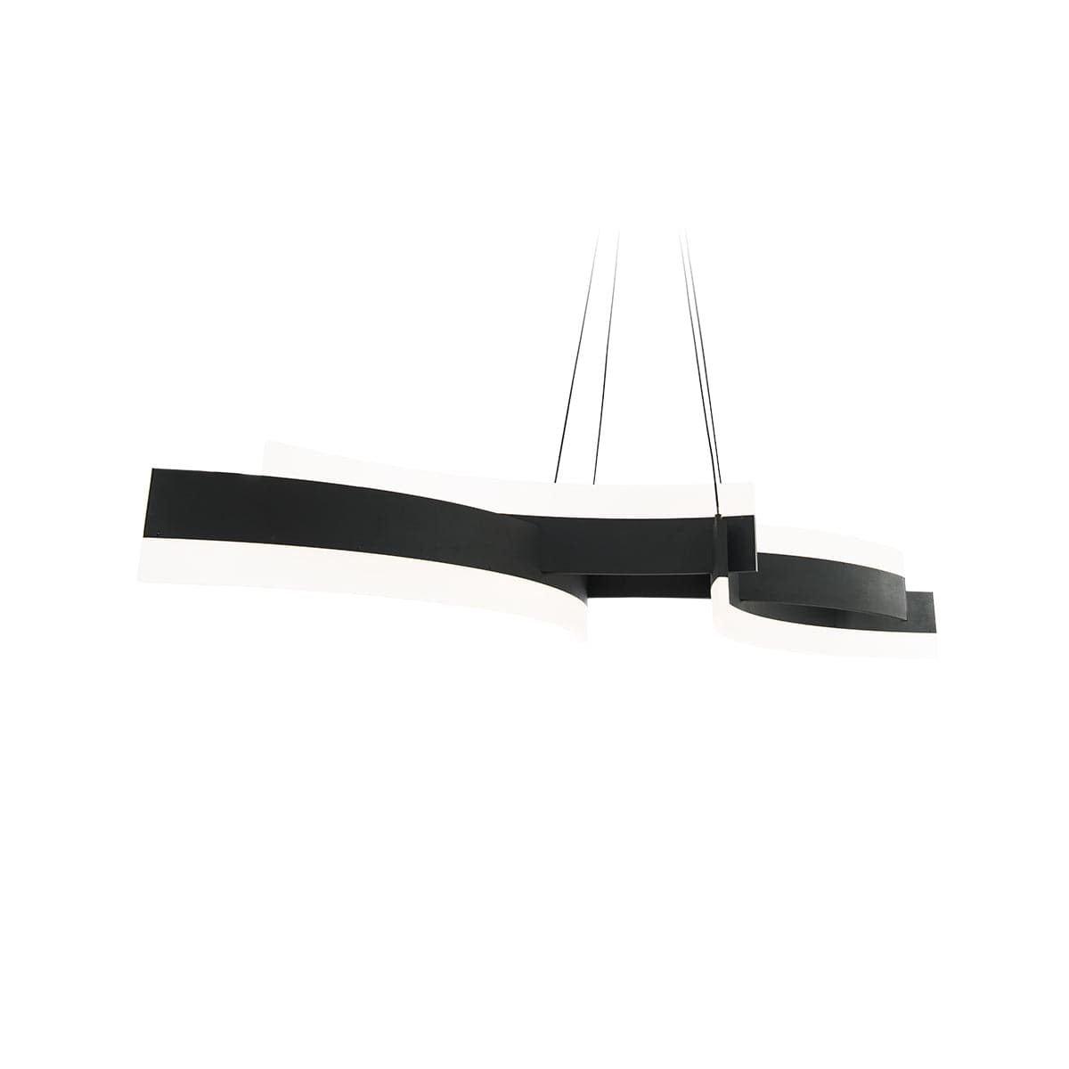 Modern Forms - PD-31058-BK - LED Linear Pendant - Arcs - Black