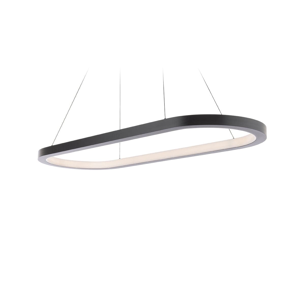 Modern Forms - PD-53046-27-BK - LED Linear Pendant - Racetrack - Black