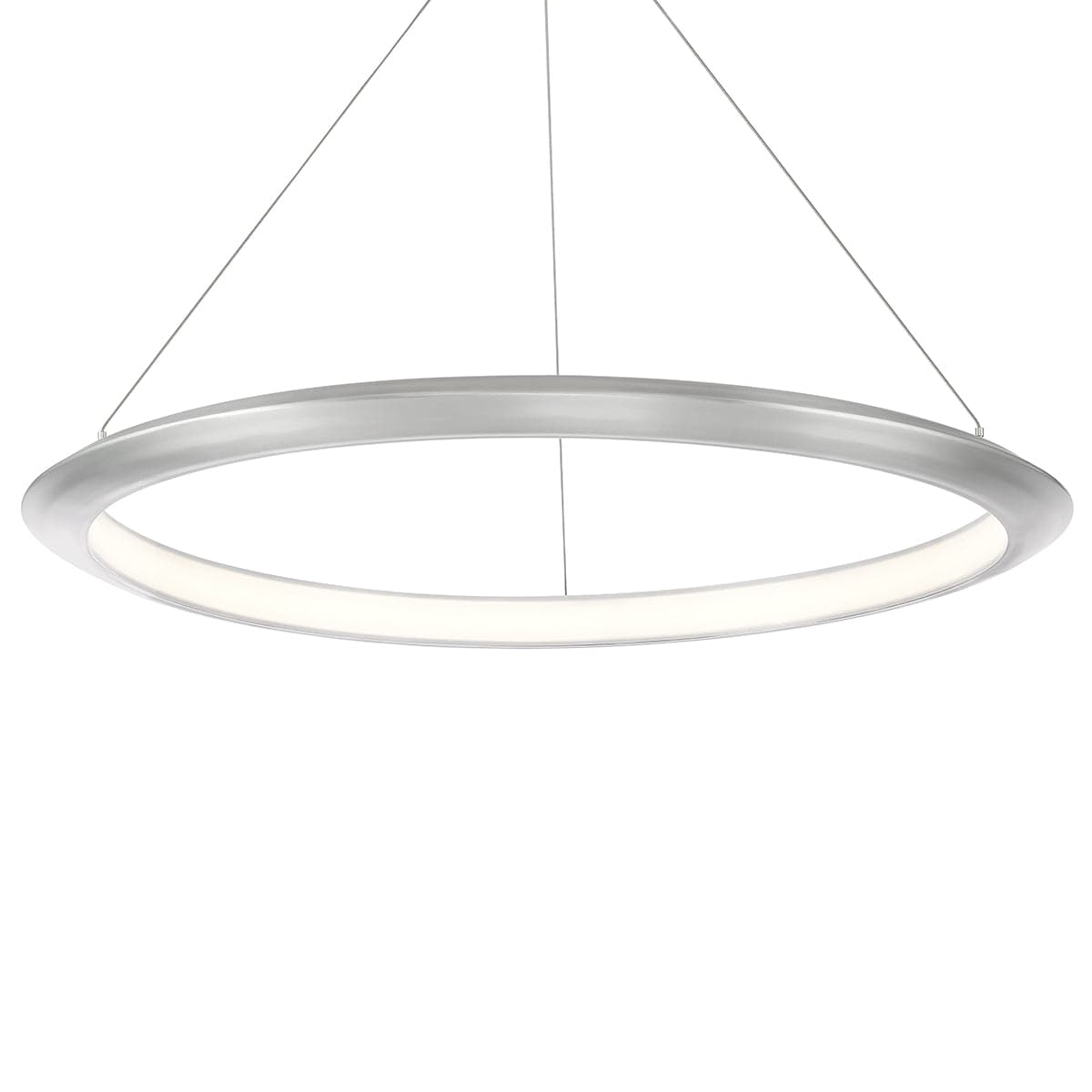 Modern Forms - PD-55036-27-AL - LED Pendant - The Ring - Brushed Aluminum