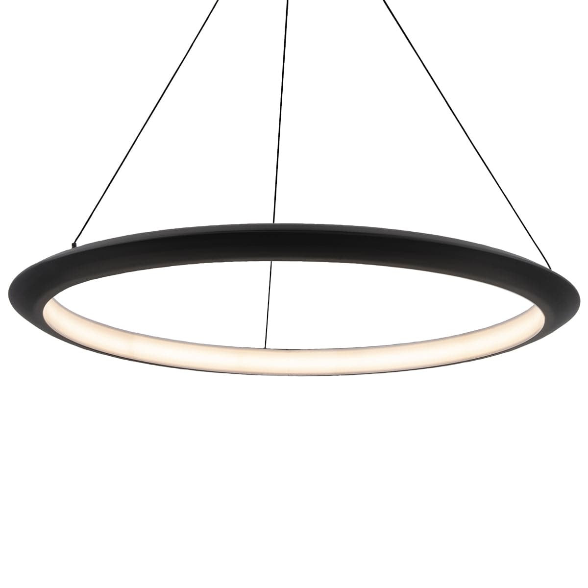 Modern Forms - PD-55036-27-BK - LED Pendant - The Ring - Black