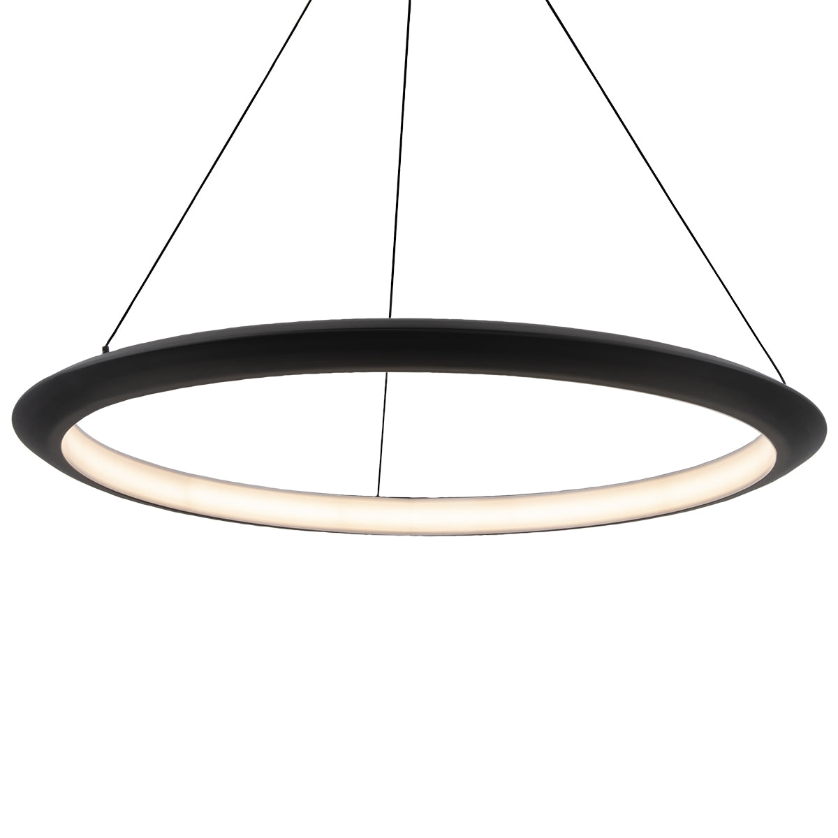 Modern Forms - PD-55048-30-BK - LED Pendant - The Ring - Black