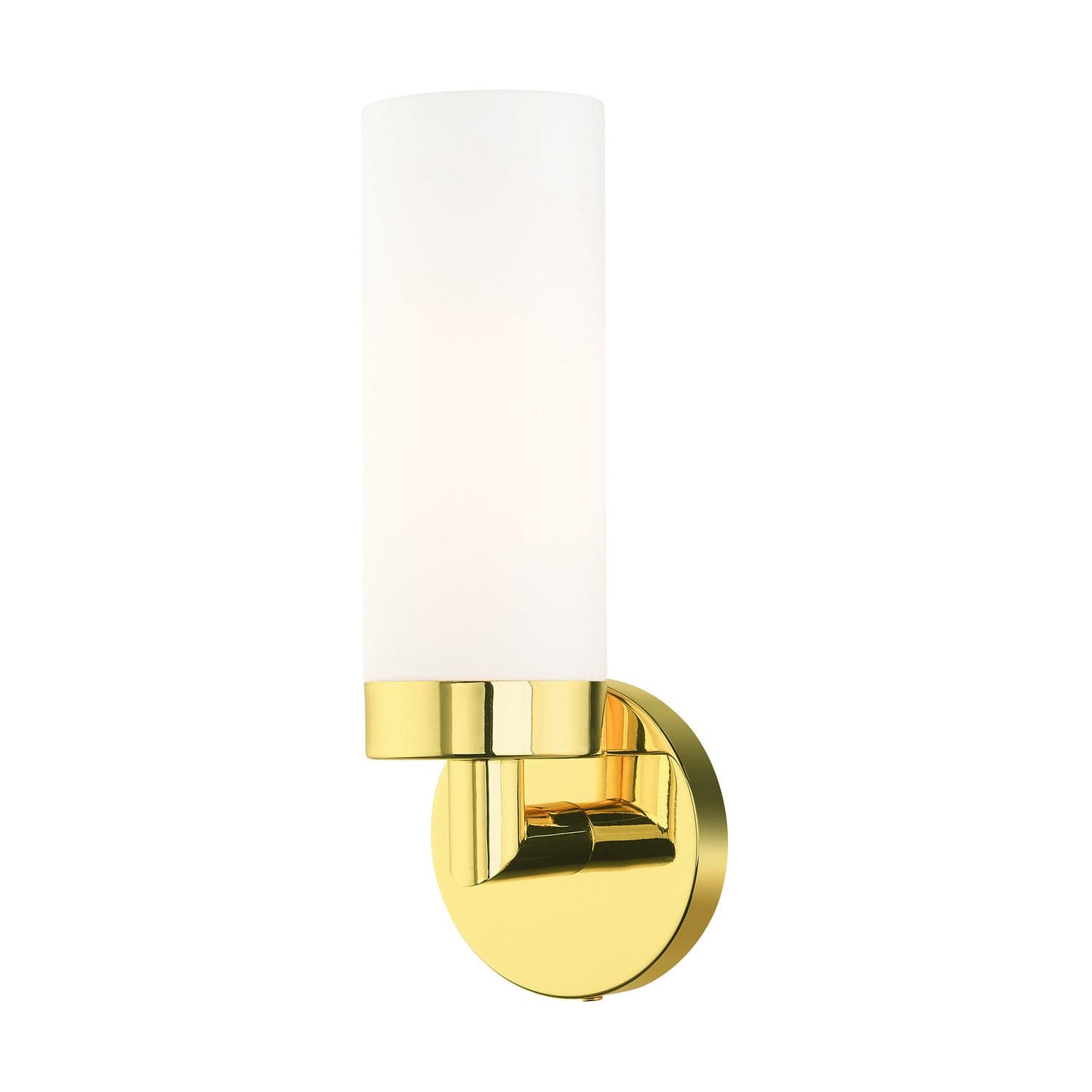 Livex Lighting - 15071-02 - One Light Wall Sconce - Aero - Polished Brass