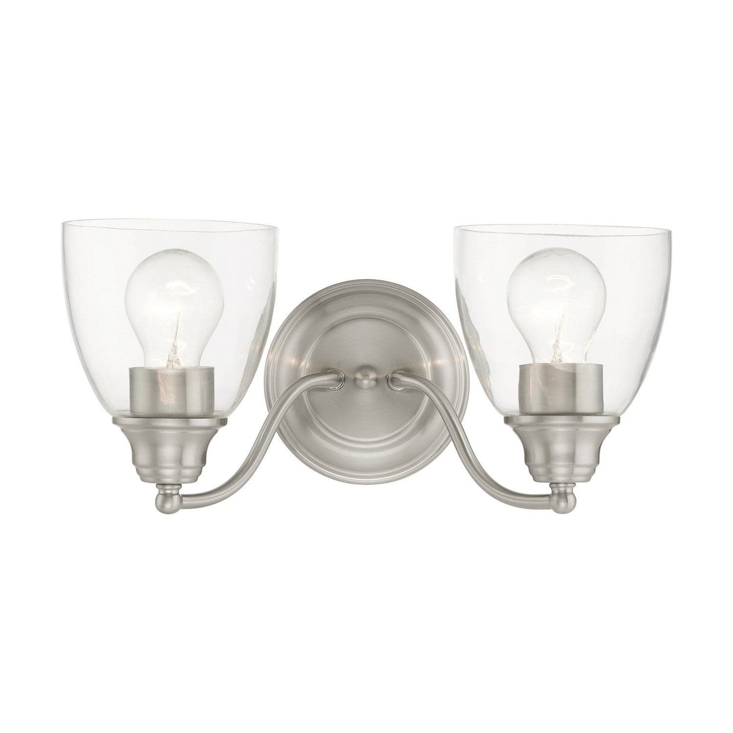 Livex Lighting - 15132-91 - Two Light Vanity - Montgomery - Brushed Nickel