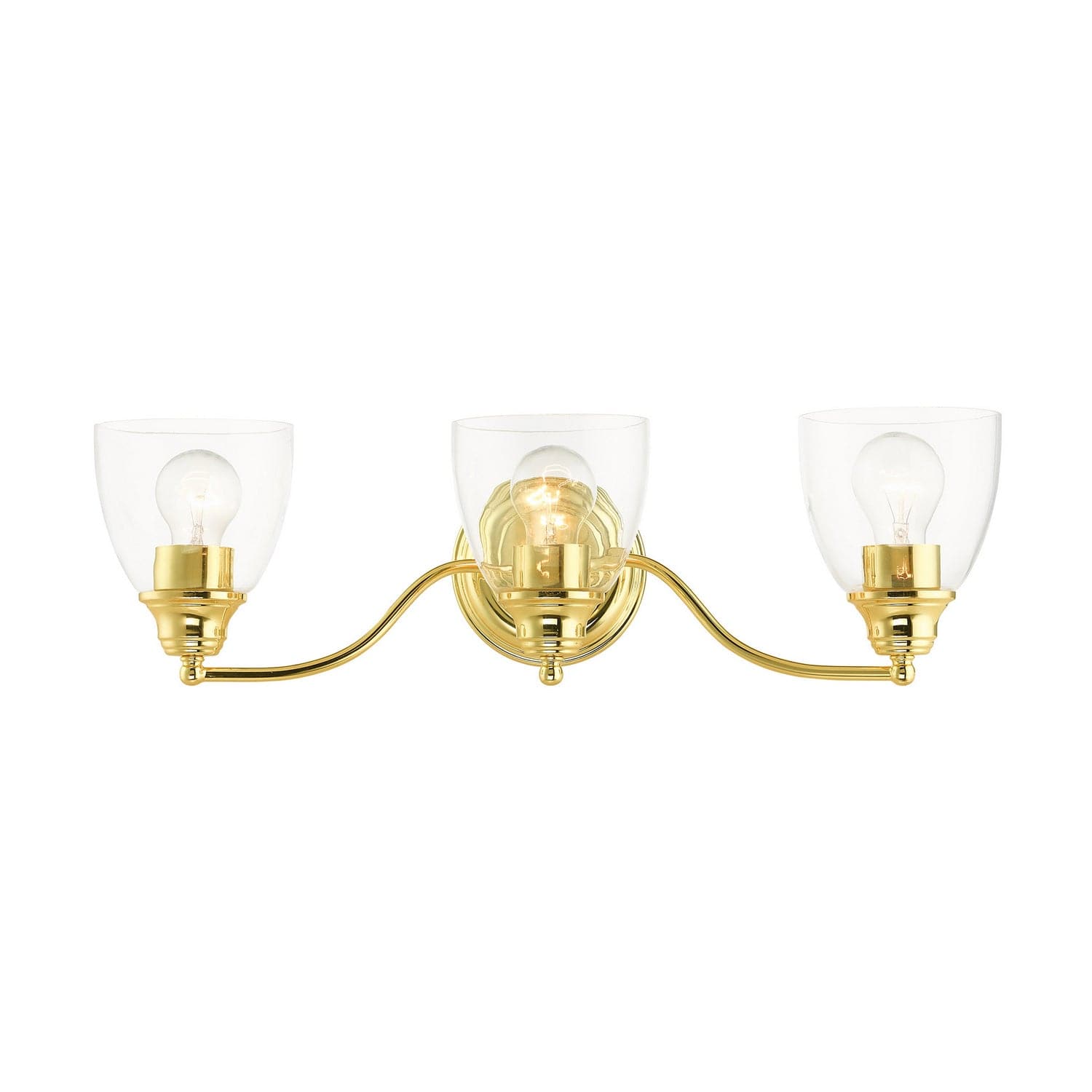 Livex Lighting - 15133-02 - Three Light Vanity - Montgomery - Polished Brass