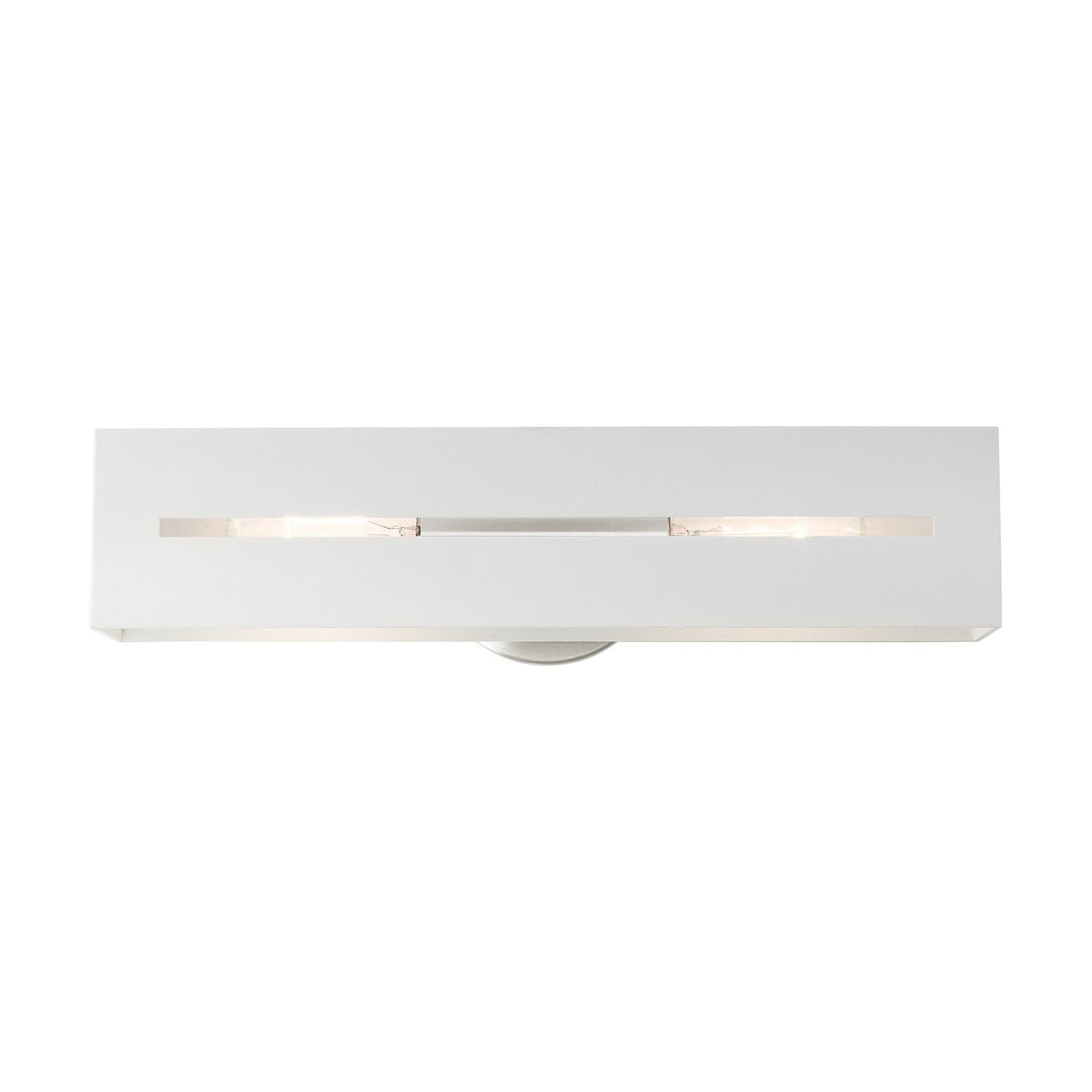 Livex Lighting - 16682-13 - Two Light Vanity - Soma - Textured White w/ Brushed Nickels