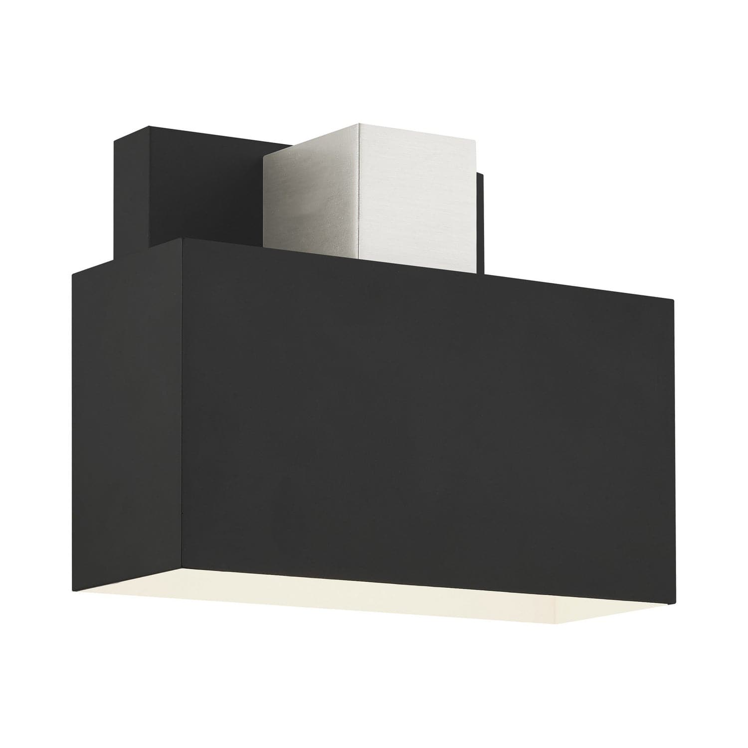 Livex Lighting - 22422-04 - One Light Outdoor Wall Sconce - Lynx - Black w/ Brushed Nickels