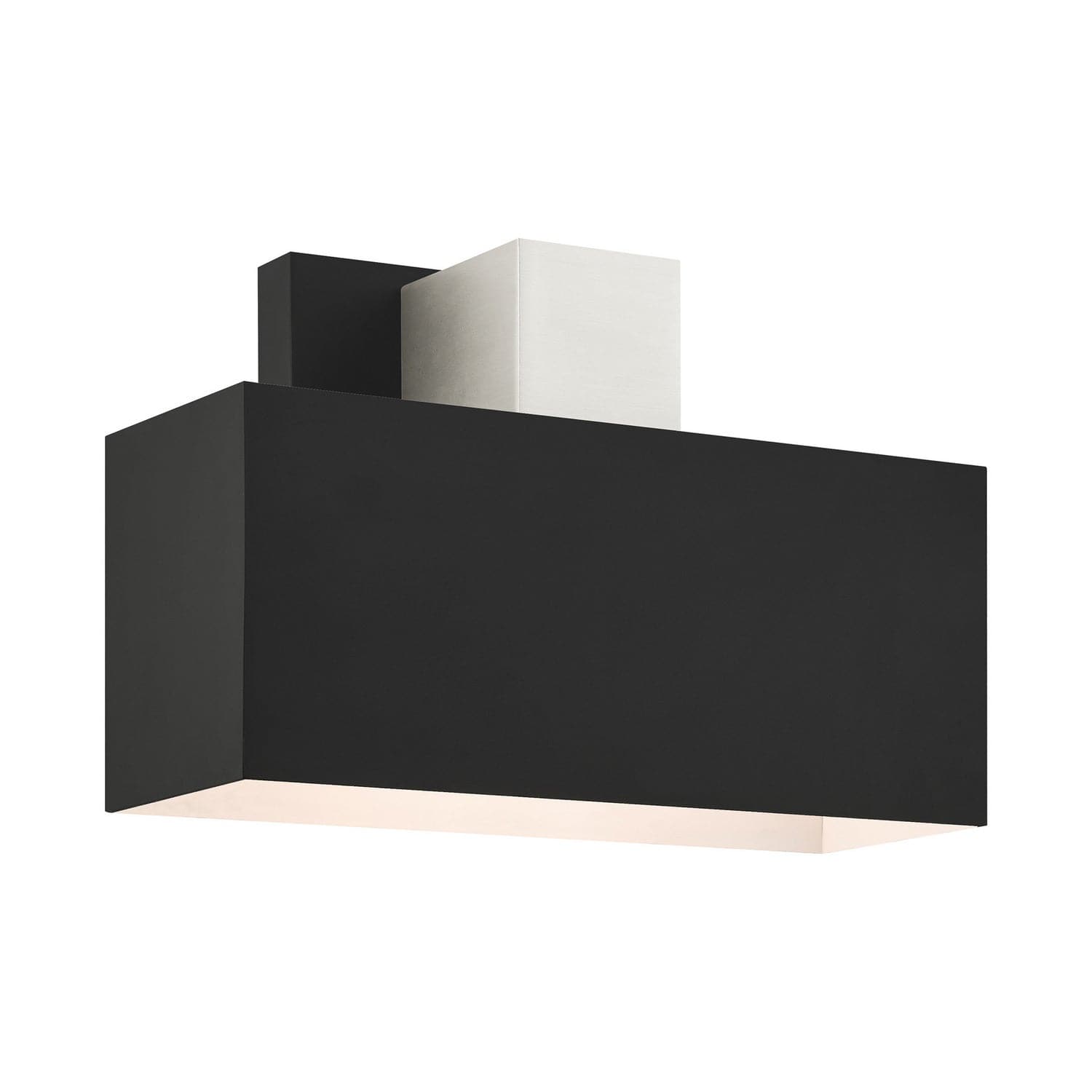 Livex Lighting - 22423-04 - One Light Outdoor Wall Sconce - Lynx - Black w/ Brushed Nickels