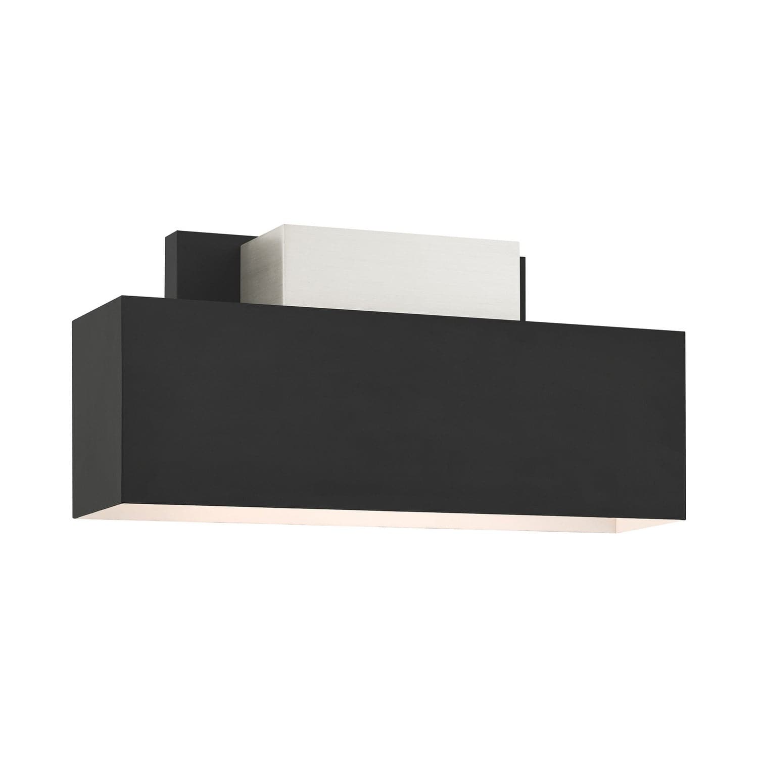 Livex Lighting - 22424-04 - Two Light Outdoor Wall Sconce - Lynx - Black w/ Brushed Nickels