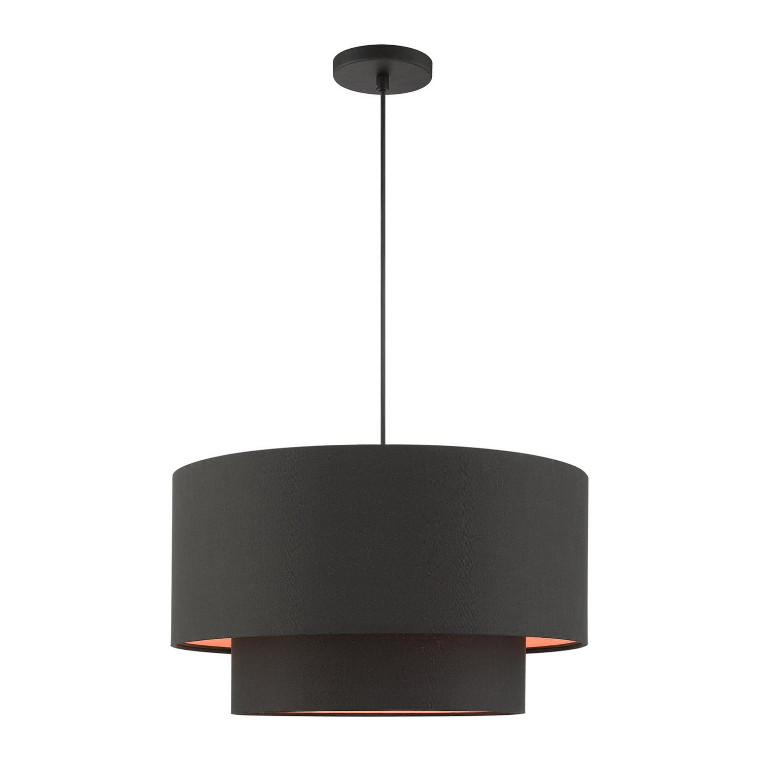 Livex Lighting - 45618-04 - Three Light Pendant - Sentosa - Black