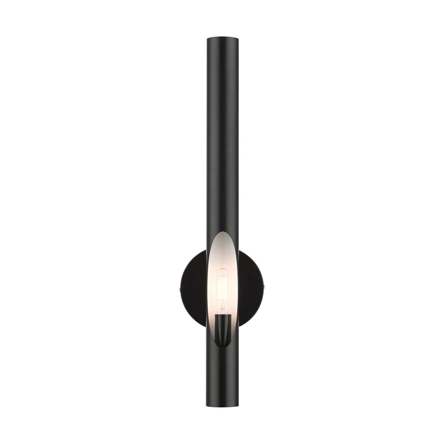 Livex Lighting - 45911-68 - One Light Wall Sconce - Acra - Shiny Black