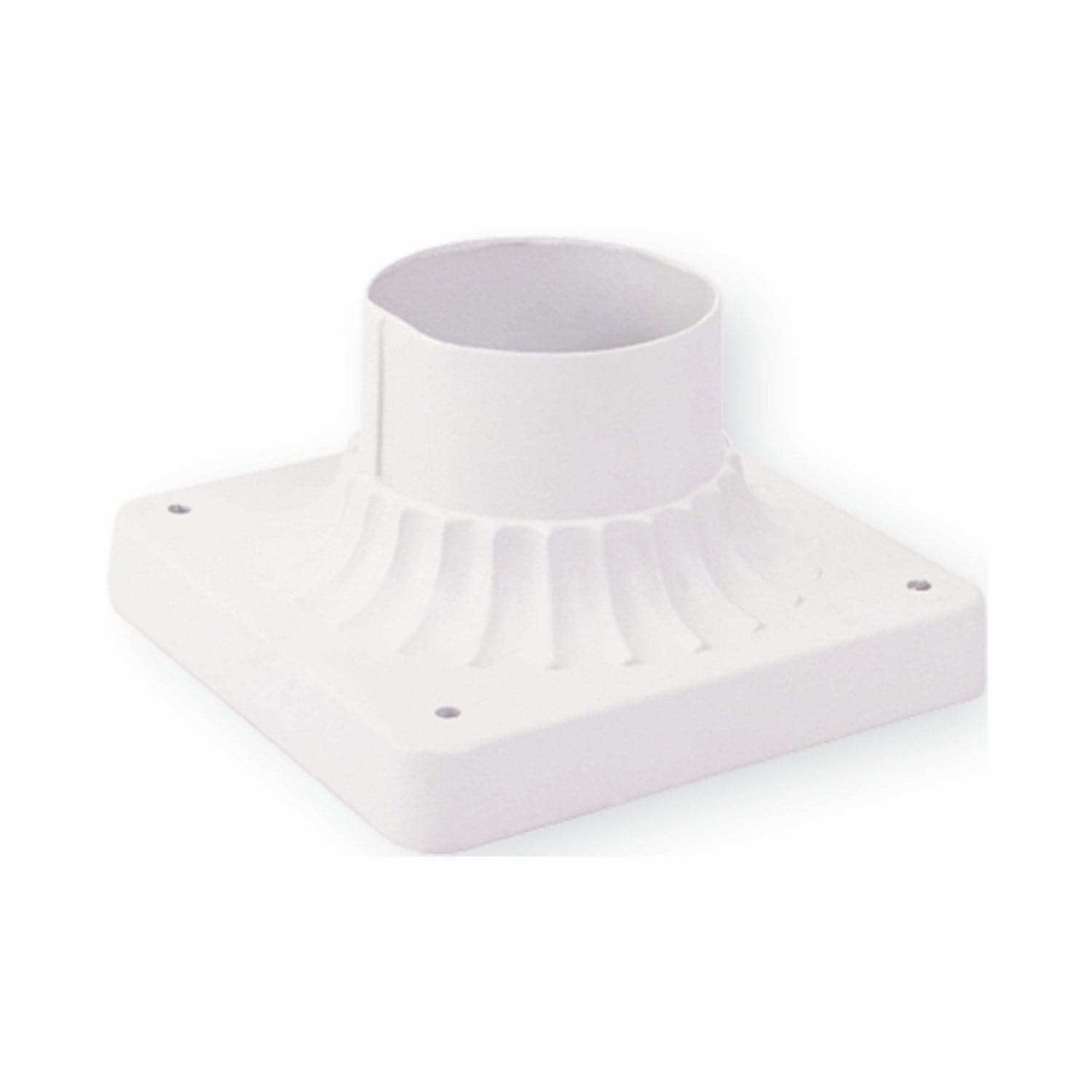 Livex Lighting - 7507-13 - Pier Mount Adapter - Outdoor Pier Mount Adapters - Textured White