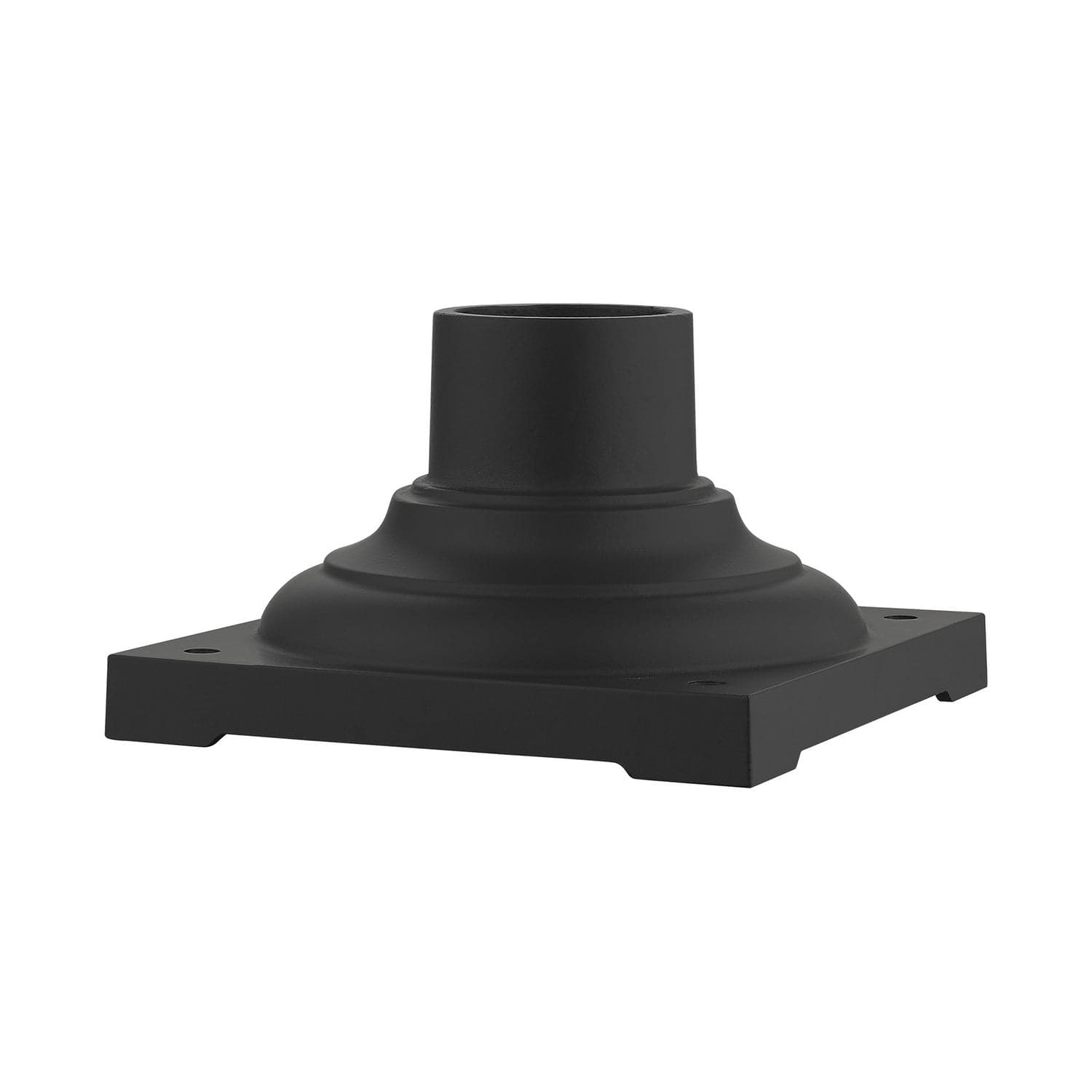 Livex Lighting - 7715-14 - Pier Mount Adapter - Outdoor Pier Mount Adapters - Textured Black