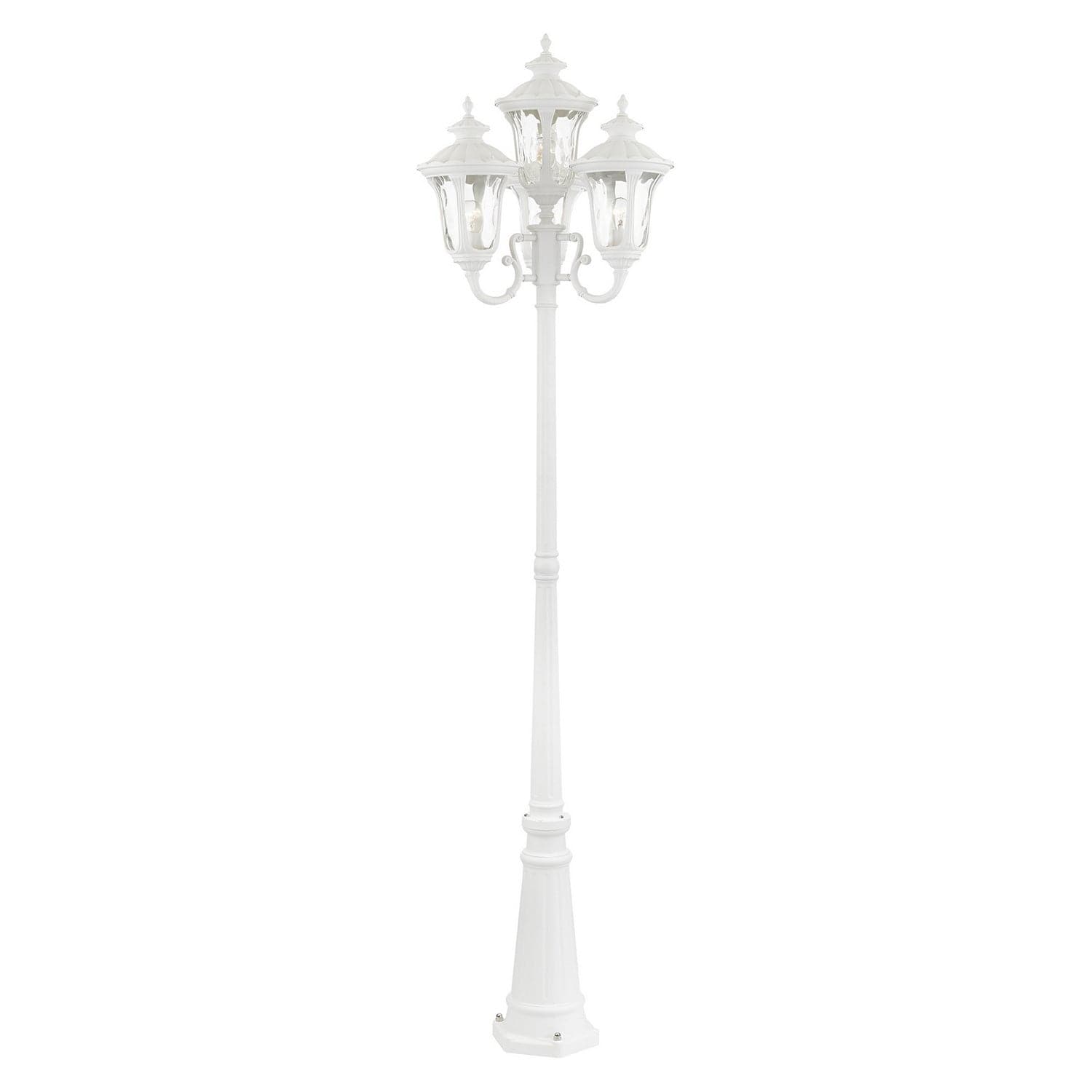 Livex Lighting - 7869-13 - Four Light Outdoor Post Mount - Oxford - Textured White