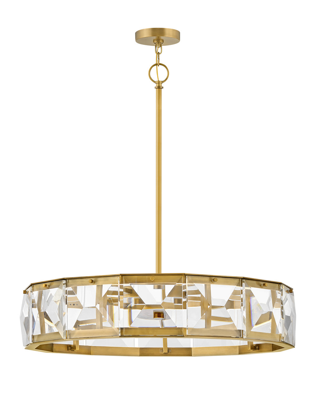 Fredrick Ramond - FR30105HBR - LED Chandelier - Jolie - Heritage Brass